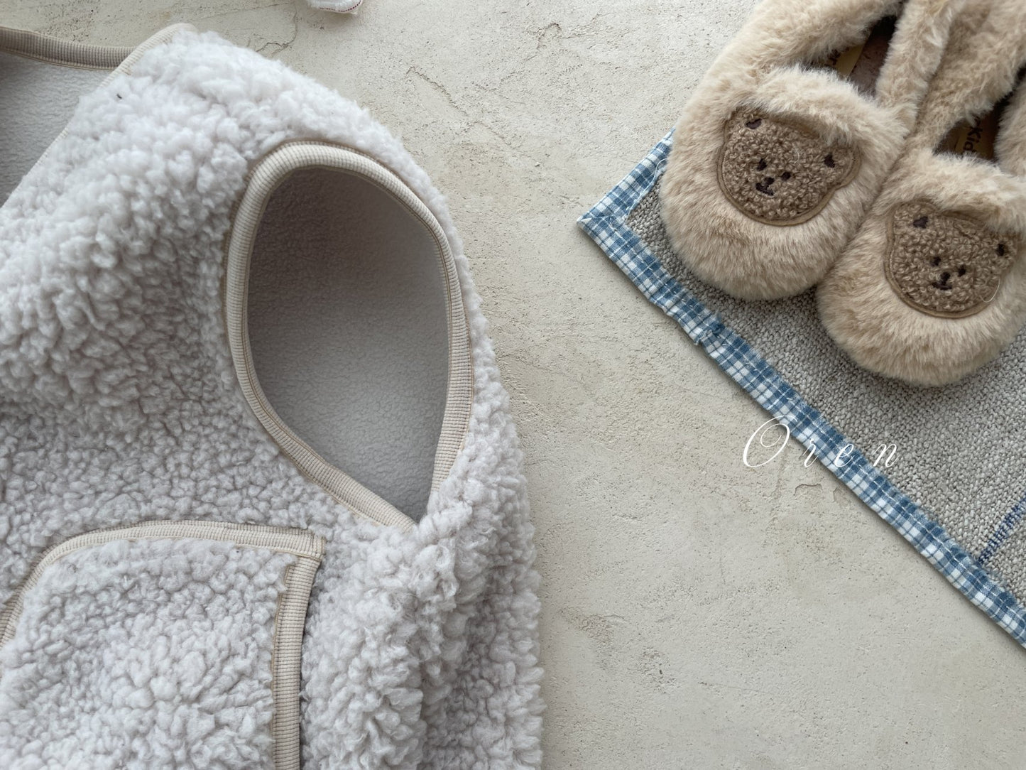 (予約) OREN / Bear Fleece Vest