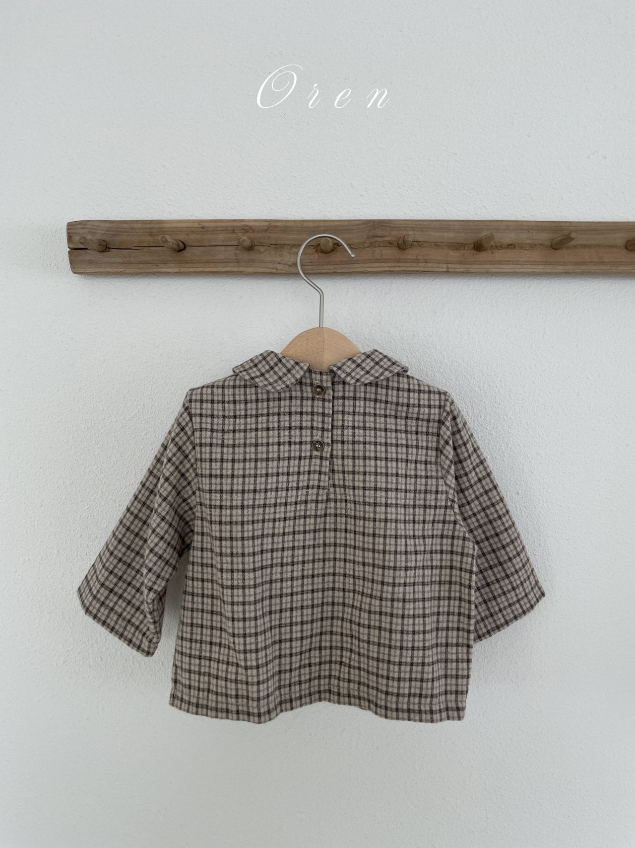 (予約) OREN /  Brioche Check Shirt