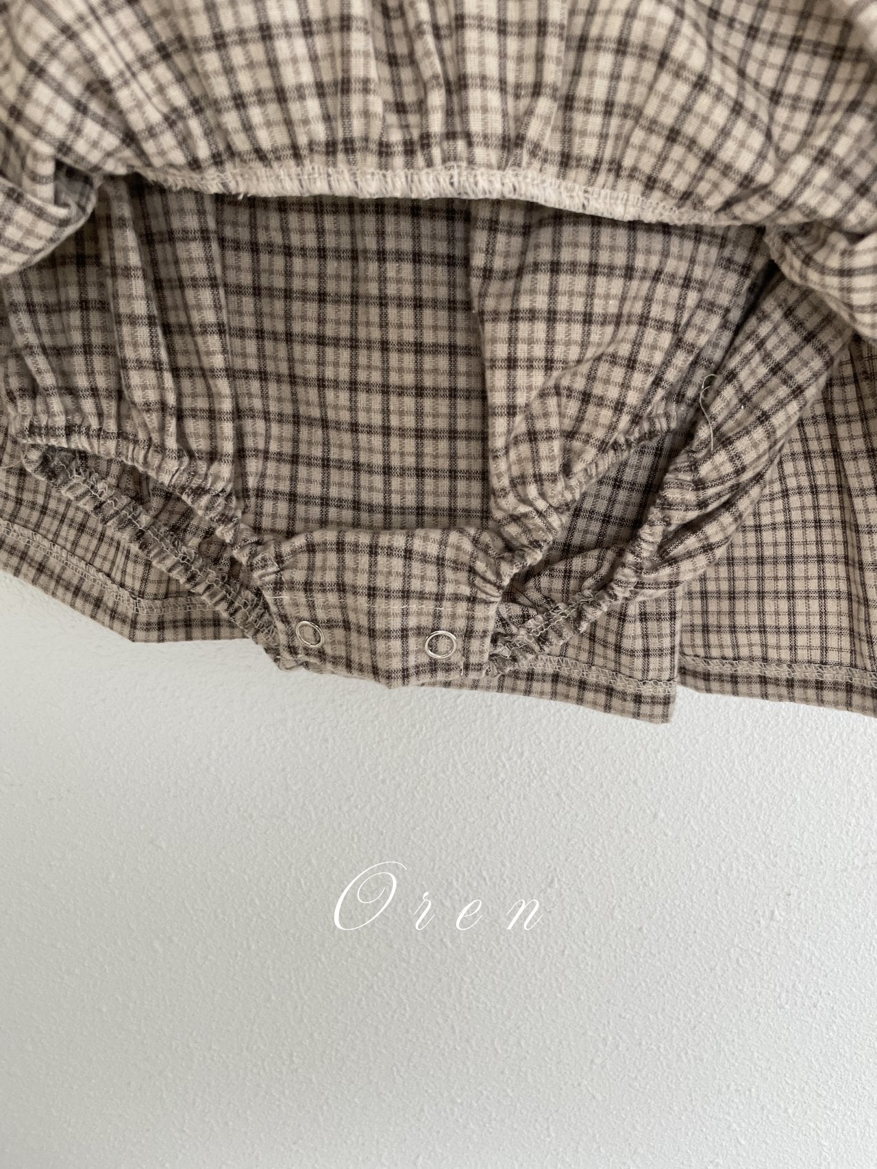 (予約) OREN /  Brioche Check Dress Bloomers