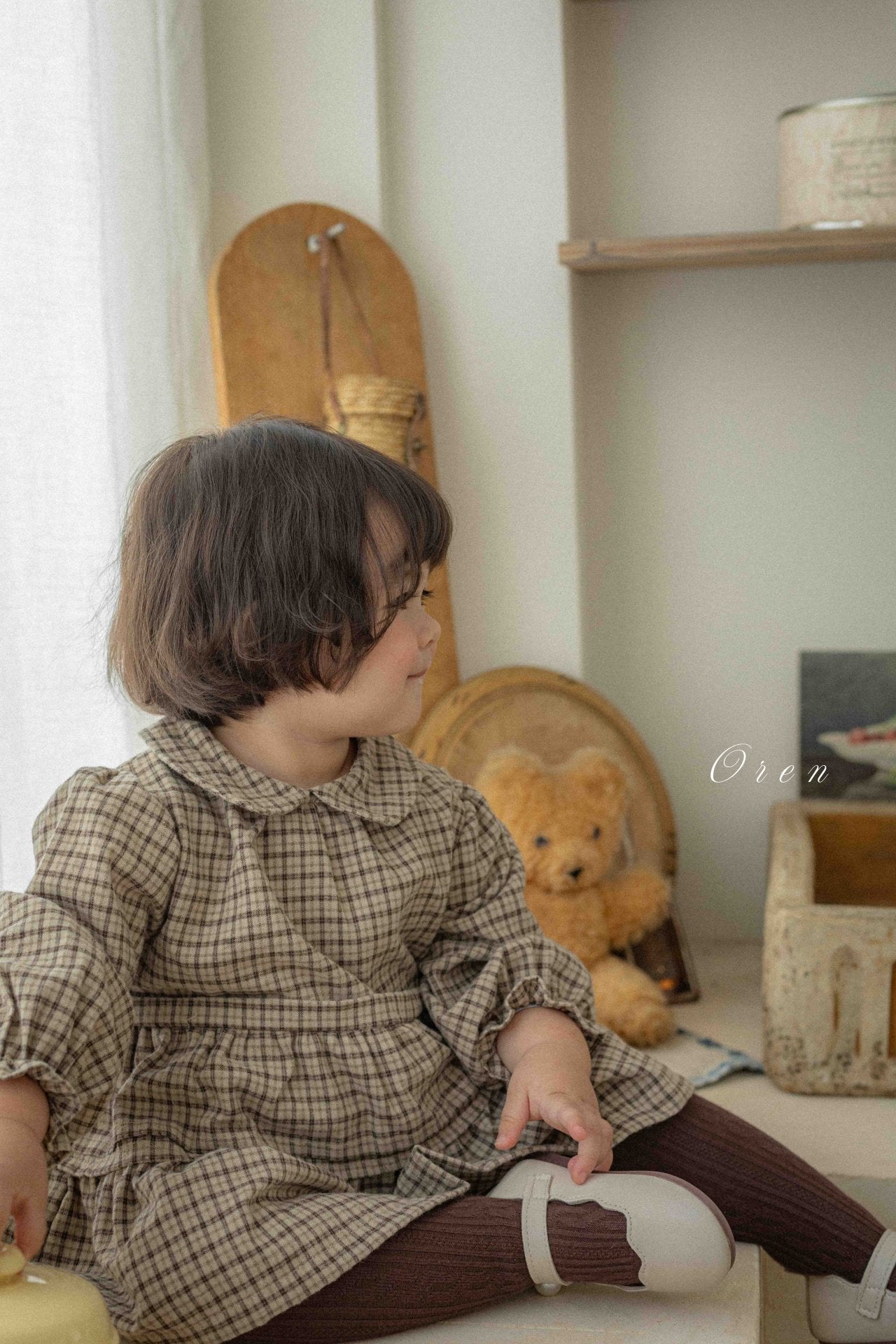 (予約) OREN /  Brioche Check Dress Bloomers