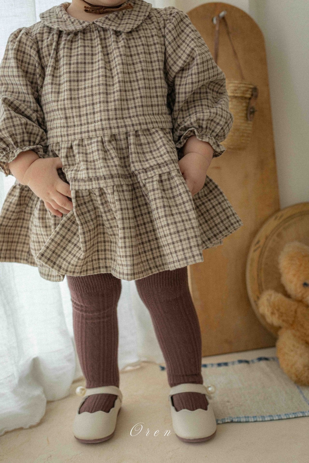 (予約) OREN /  Brioche Check Dress Bloomers