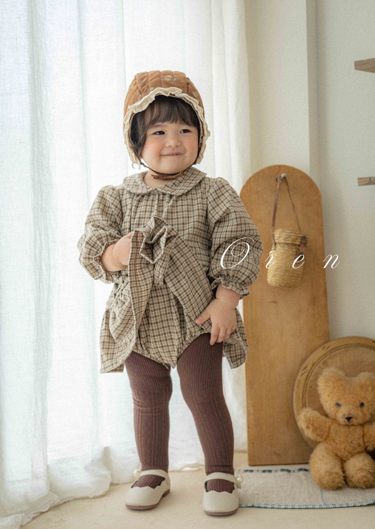 (予約) OREN /  Brioche Check Dress Bloomers