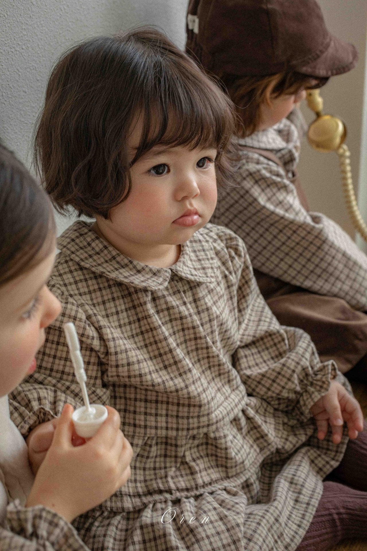 (予約) OREN /  Brioche Check Dress Bloomers