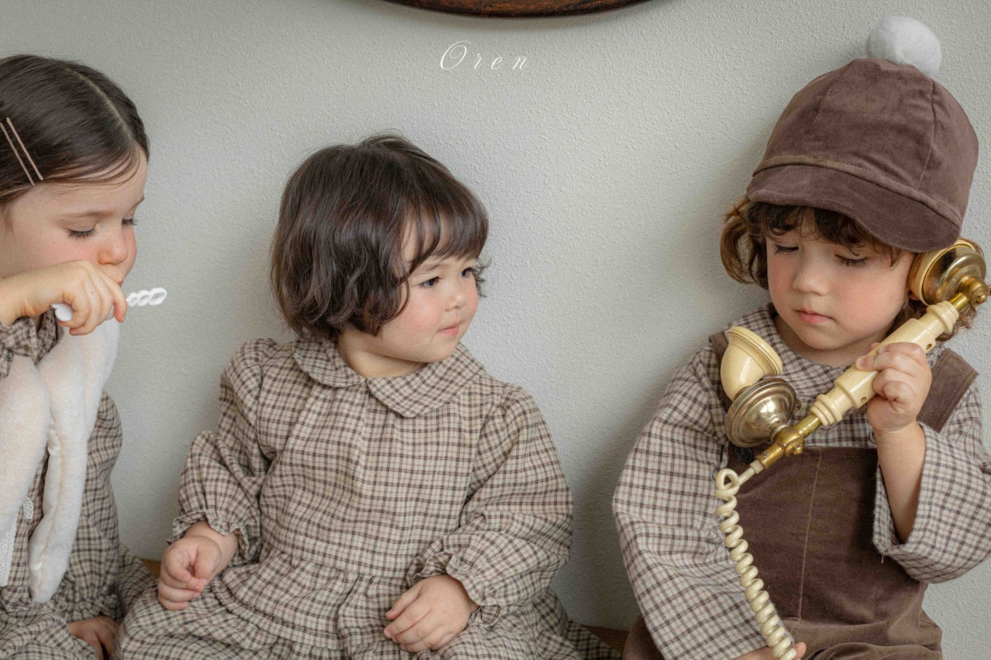 (予約) OREN /  Brioche Check Dress Bloomers