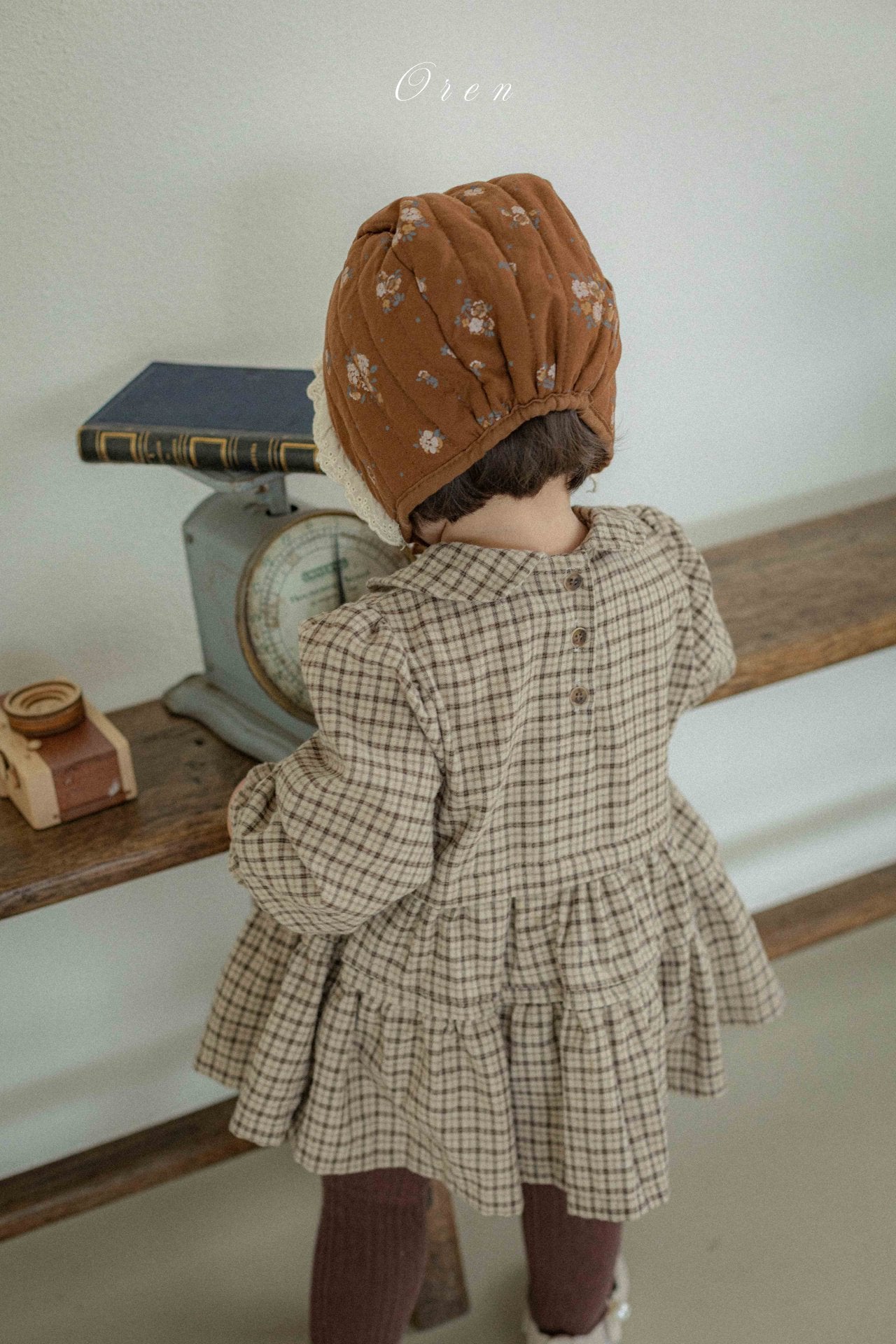 (予約) OREN /  Brioche Check Dress Bloomers