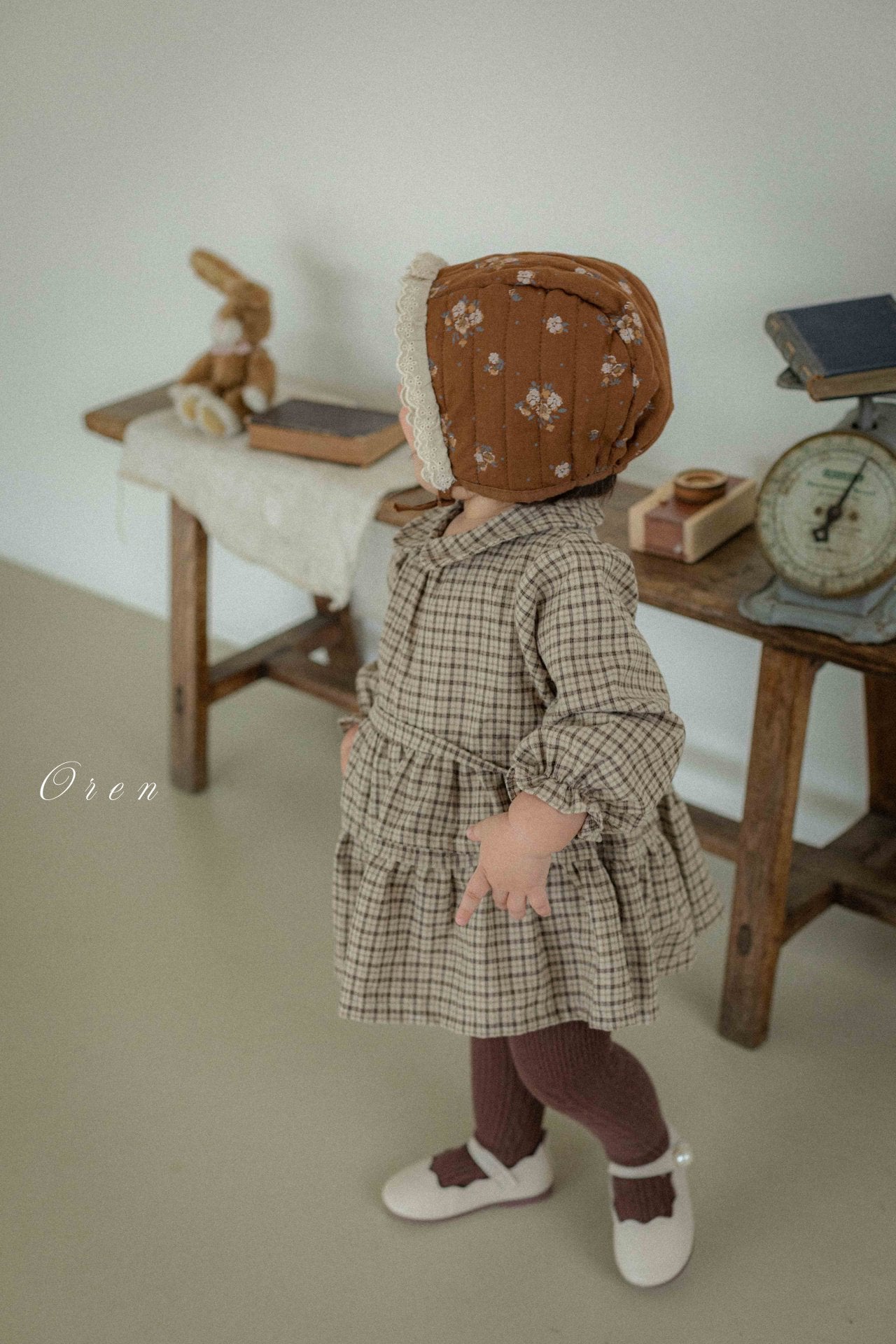 (予約) OREN /  Brioche Check Dress Bloomers