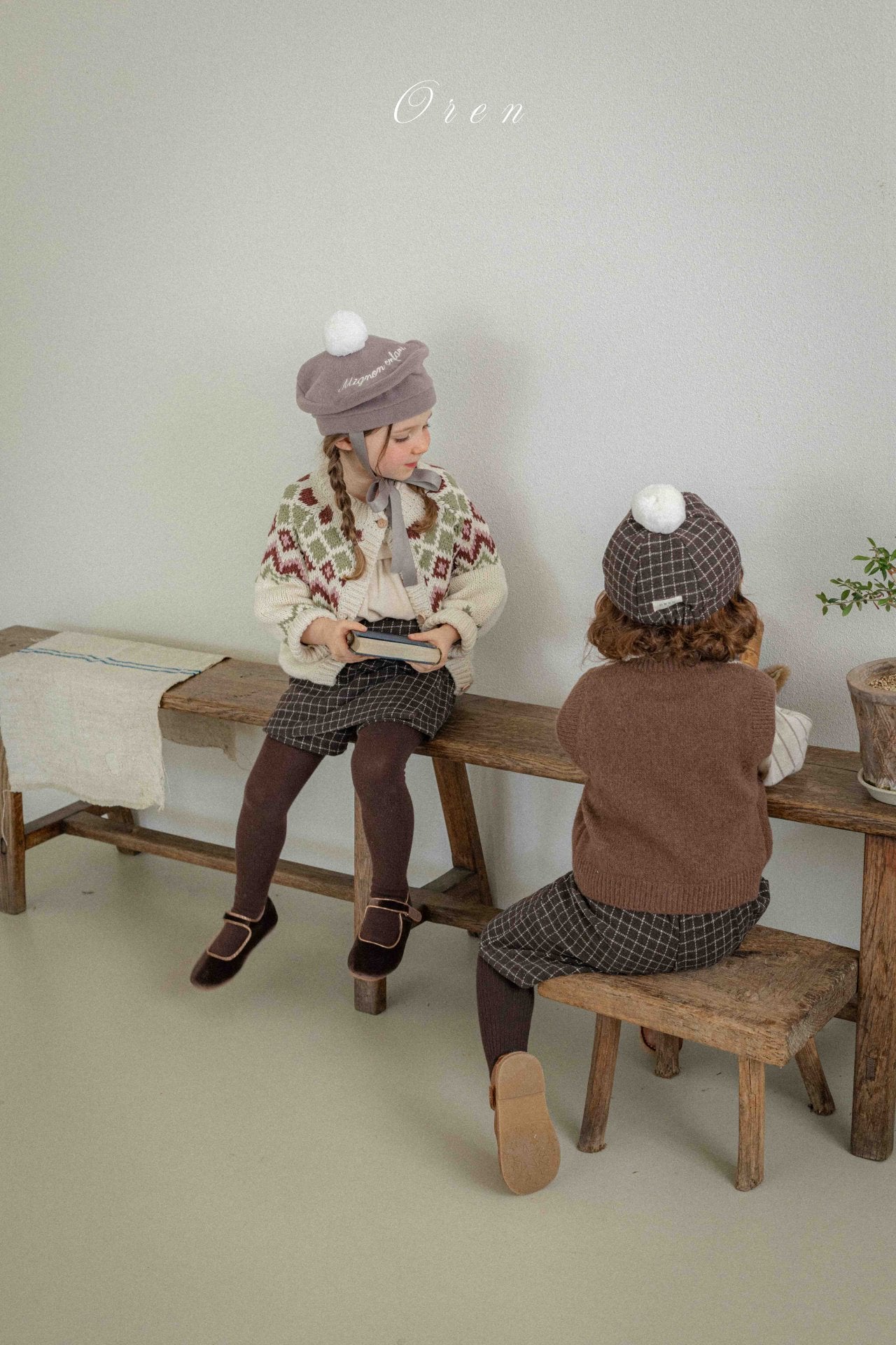(予約) OREN / Reversible Knit Cardigan (2-Way)