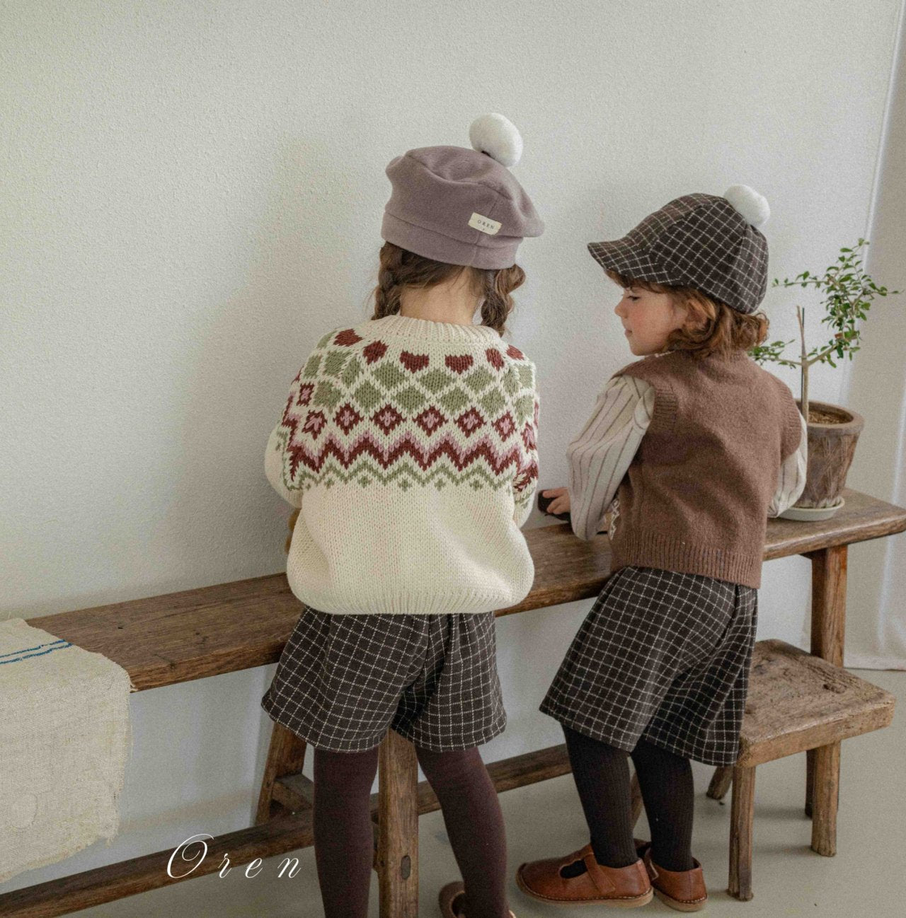 (予約) OREN / Reversible Knit Cardigan (2-Way)