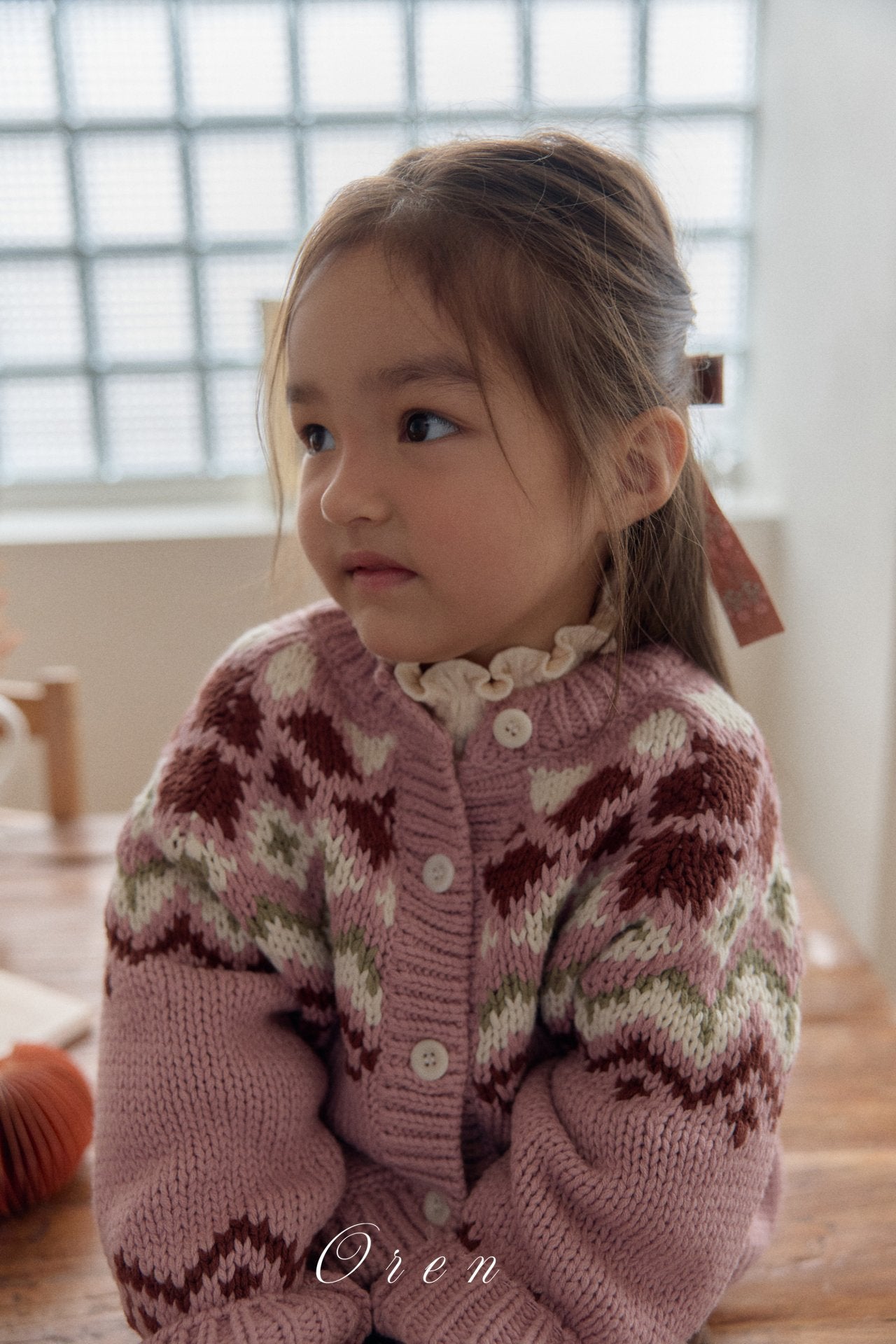 (予約) OREN / Reversible Knit Cardigan (2-Way)