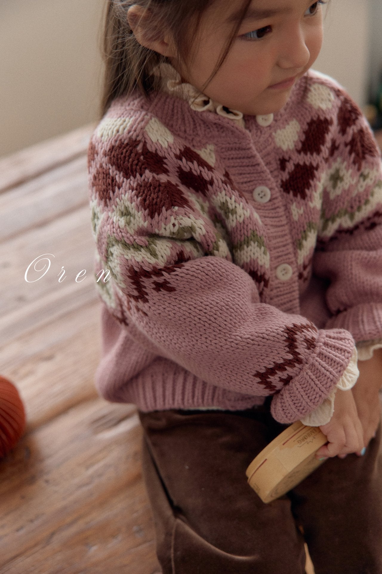 (予約) OREN / Reversible Knit Cardigan (2-Way)