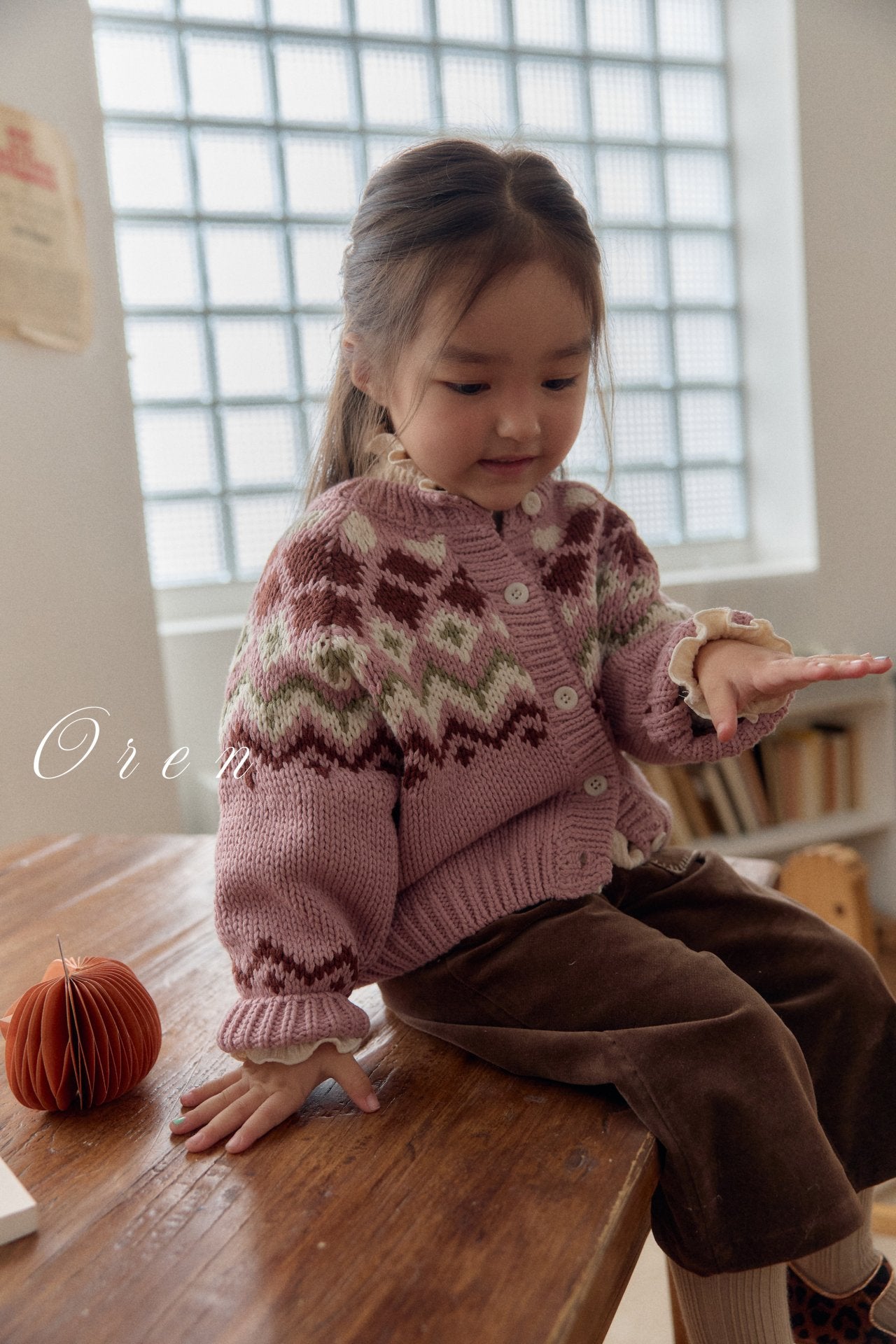 (予約) OREN / Reversible Knit Cardigan (2-Way)