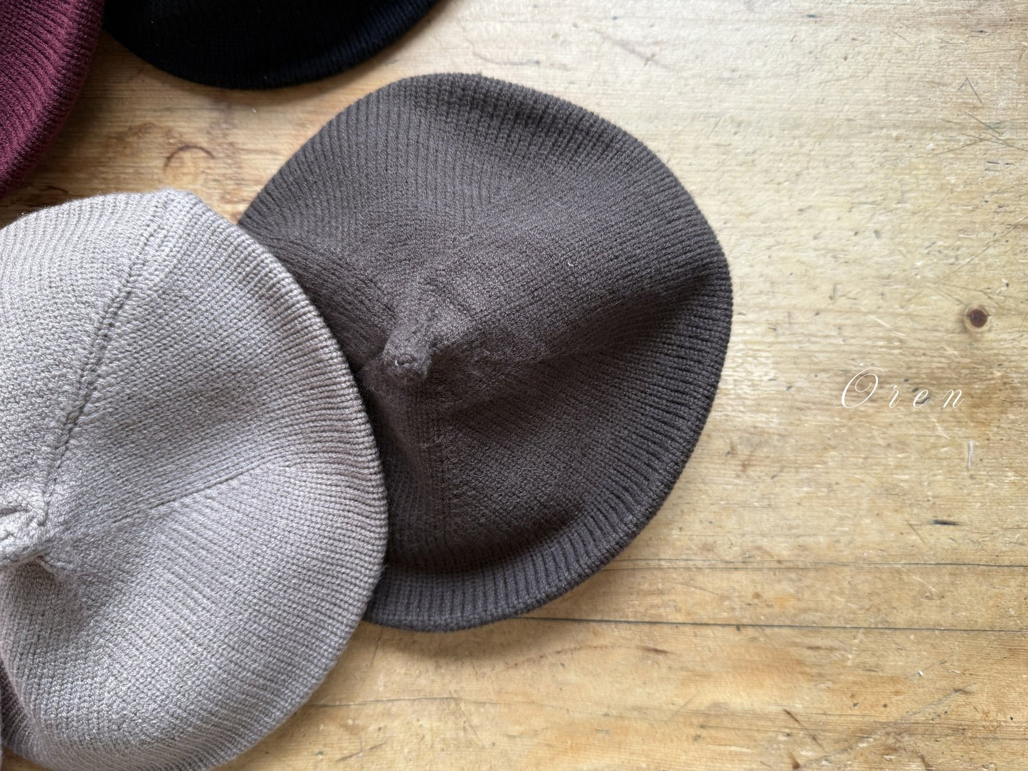 (予約) OREN /  Blanc Knit Beret