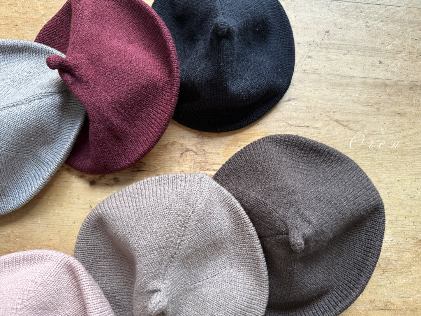 (予約) OREN /  Blanc Knit Beret