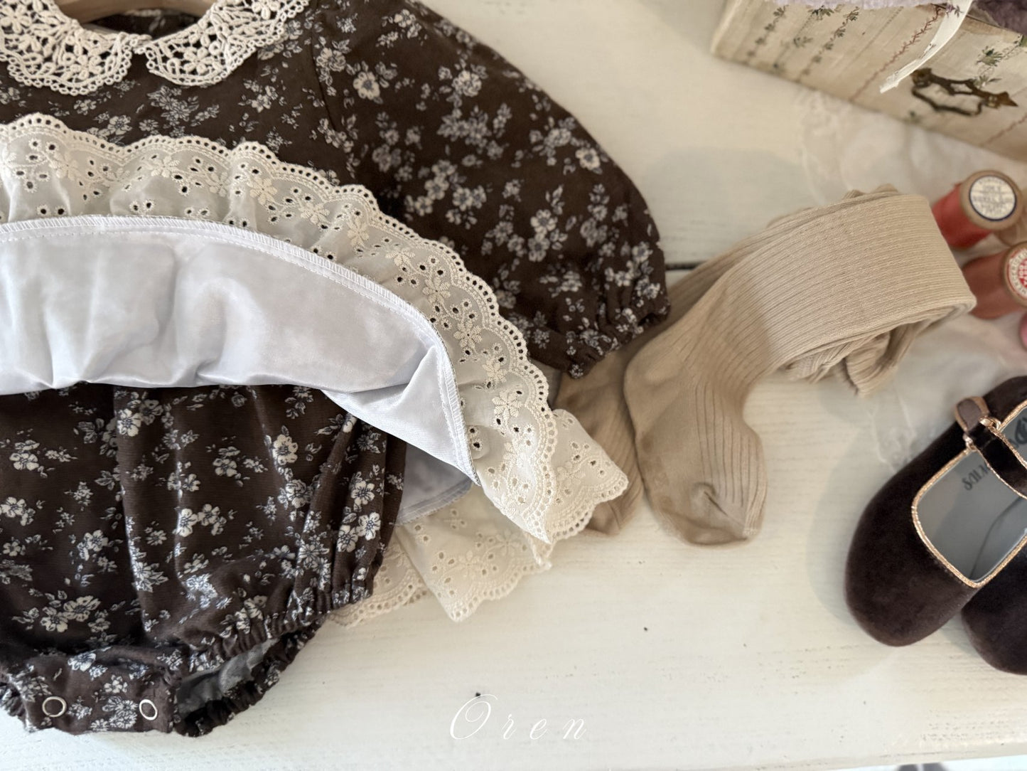 (予約) OREN / Serena Flower Padded Suit