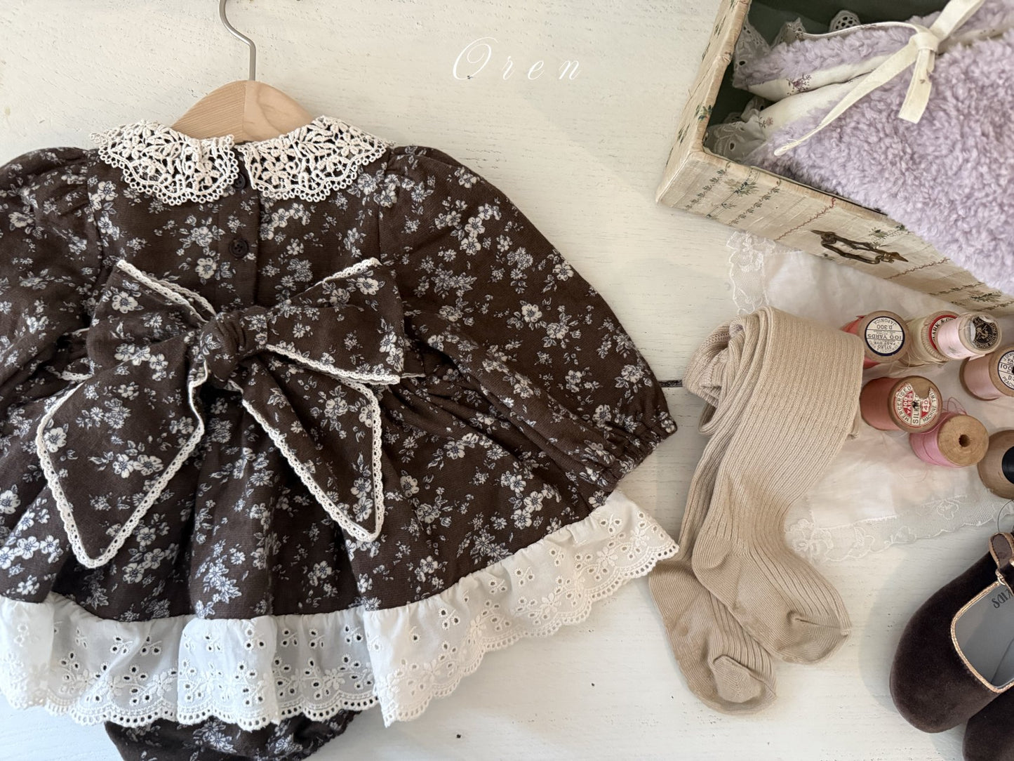 (予約) OREN / Serena Flower Padded Suit