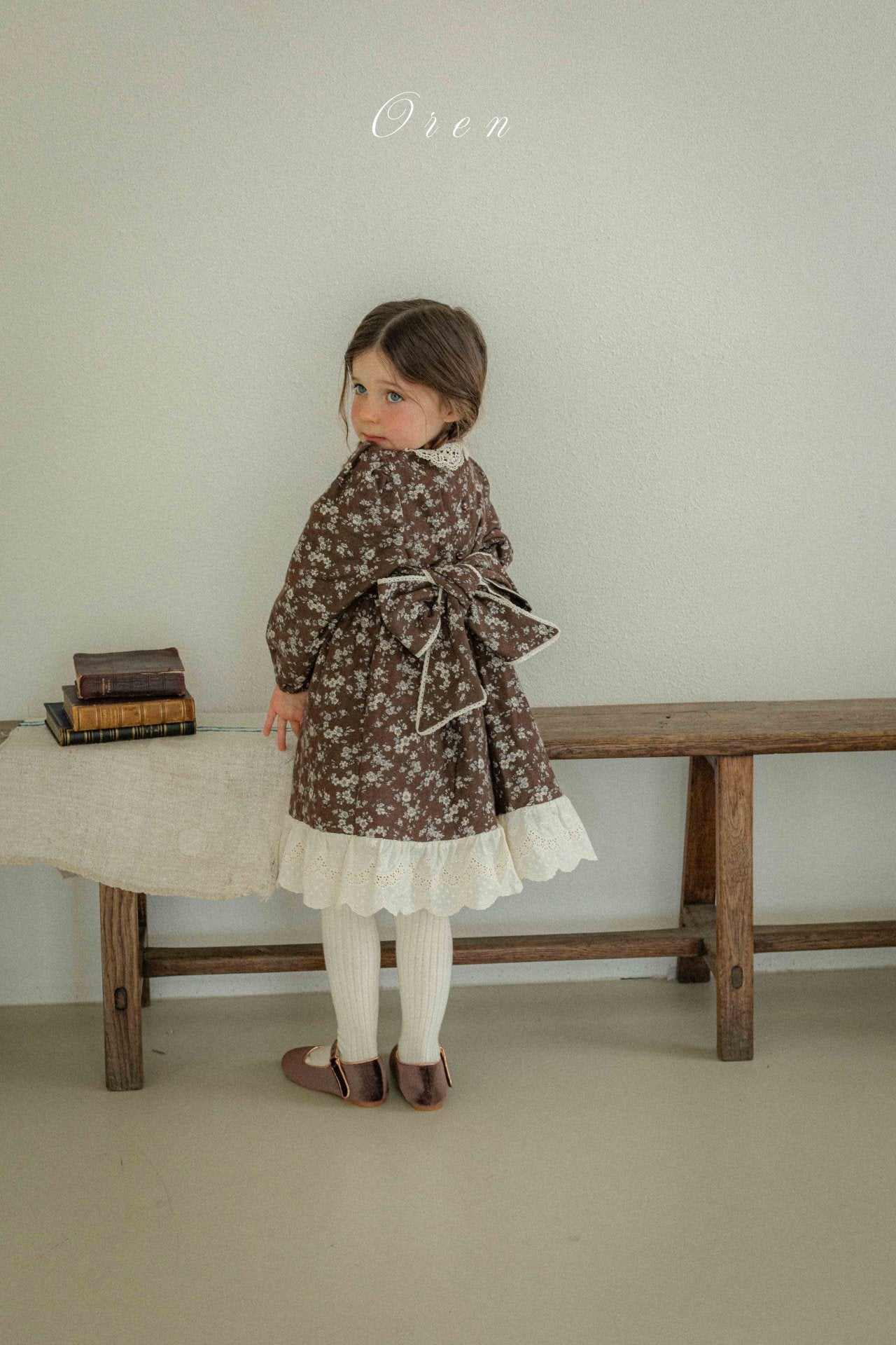 (予約) OREN /  Serena Flower Padded Dress