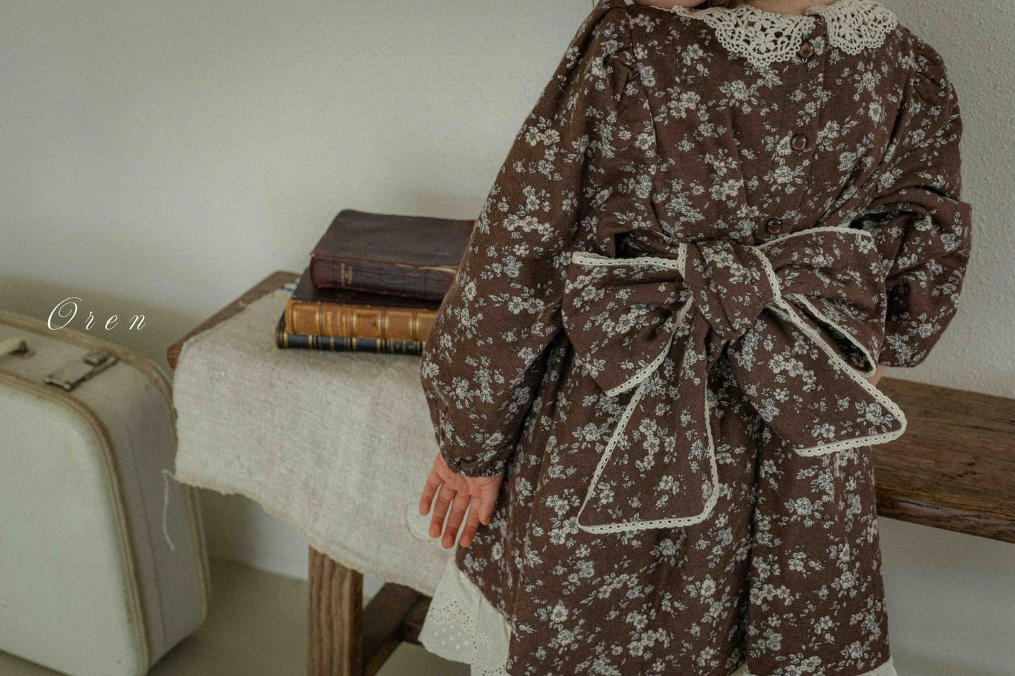 (予約) OREN /  Serena Flower Padded Dress