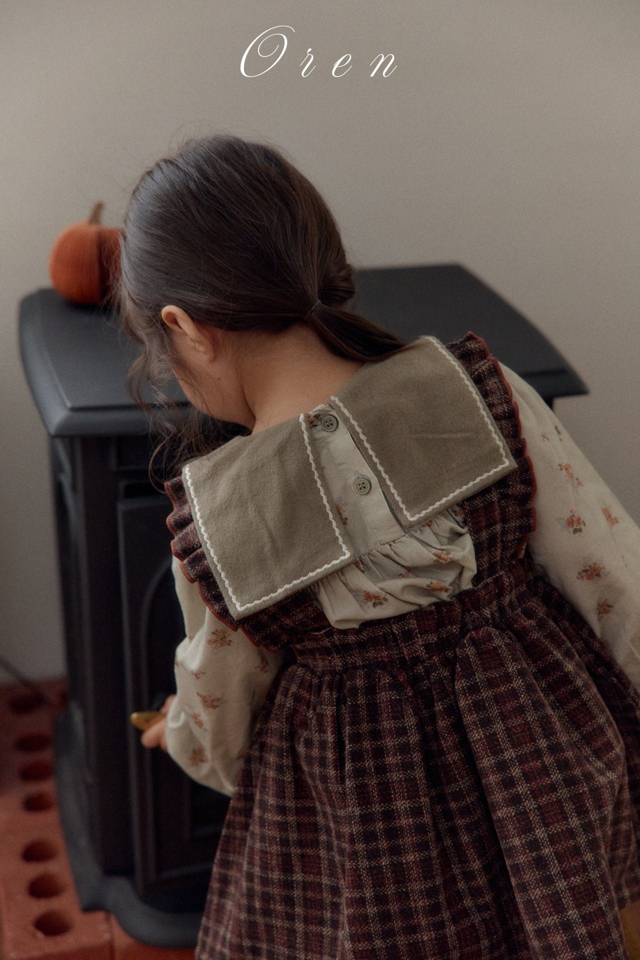 (予約)OREN / Nanette Embroidered Collar Blouse