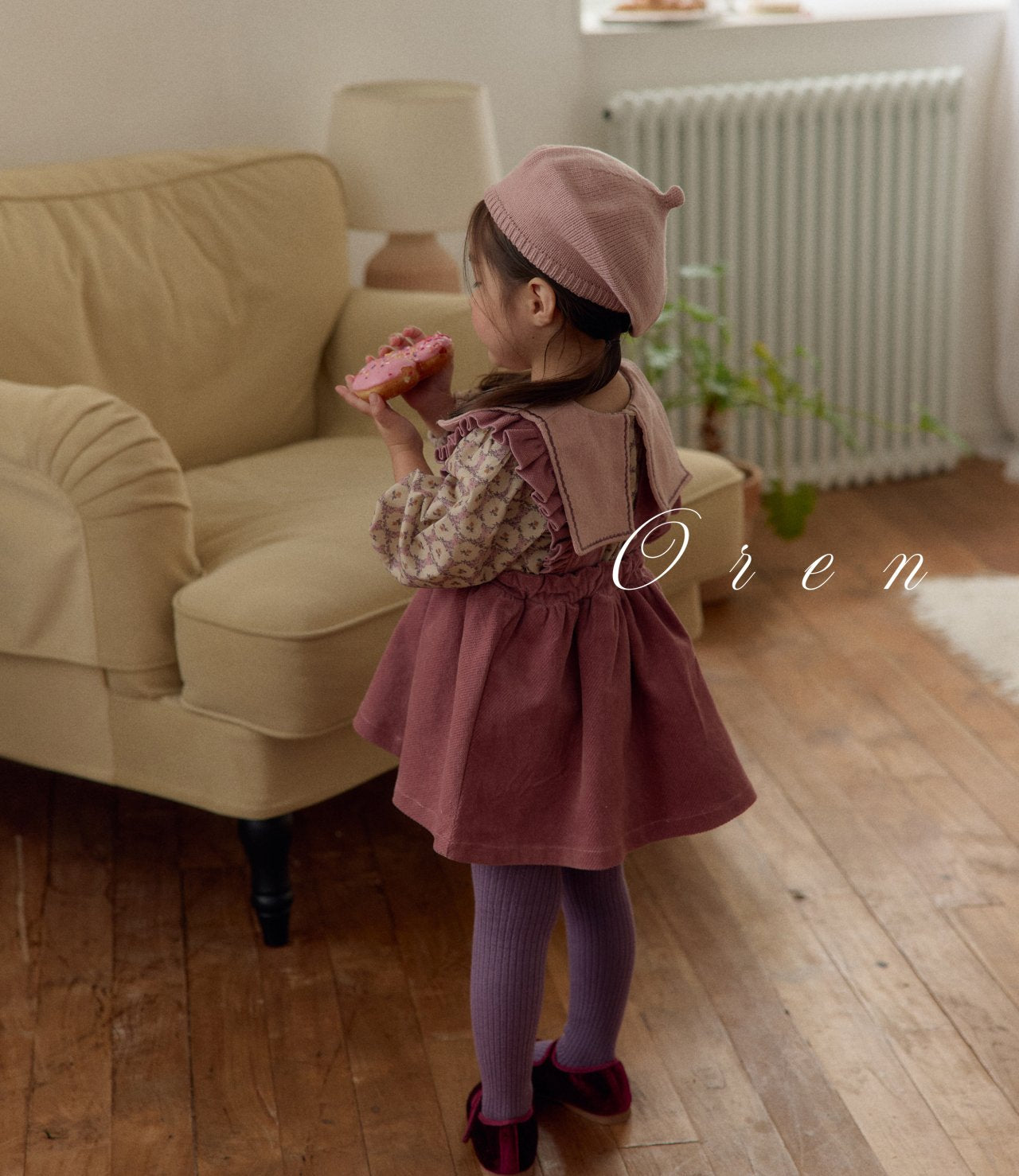 (予約)OREN / Nanette Embroidered Collar Blouse