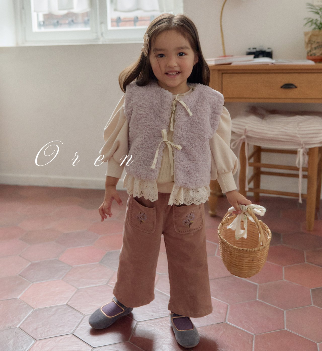 (予約)OREN / Bianca Fur Vest