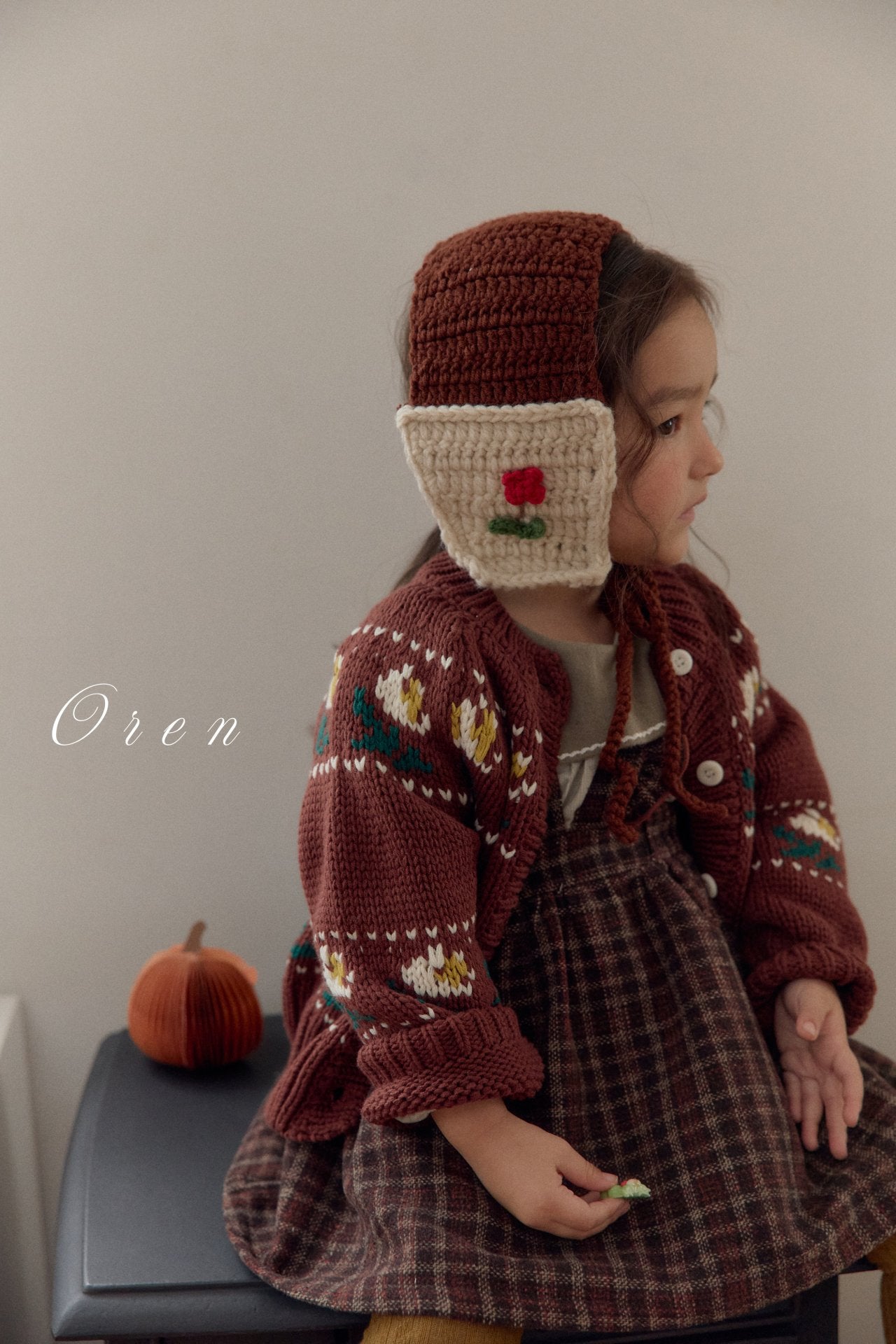 (予約)OREN / Belotti Flower Knit Cardigan