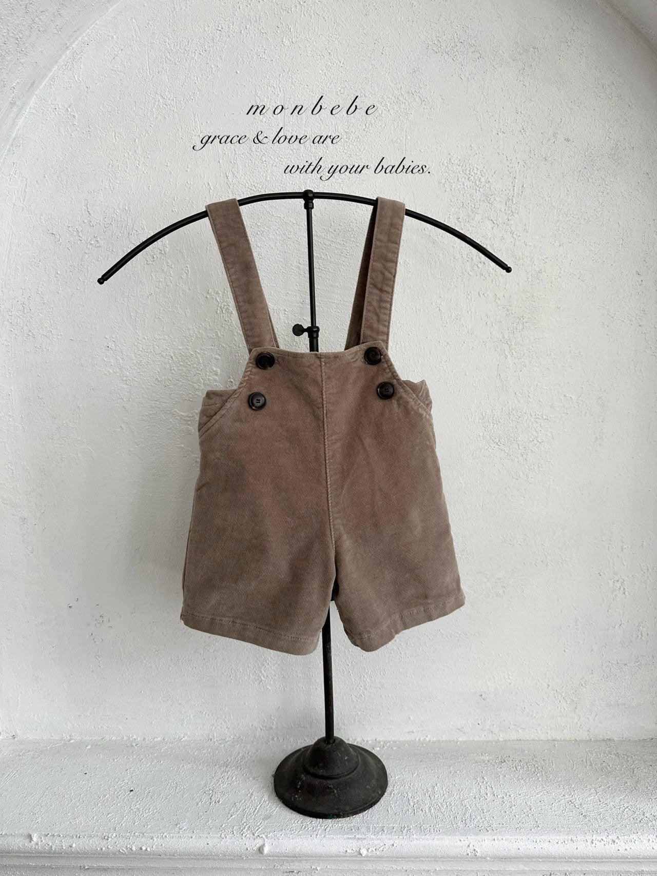 (予約) monbebe /   Montblanc suspenders pants