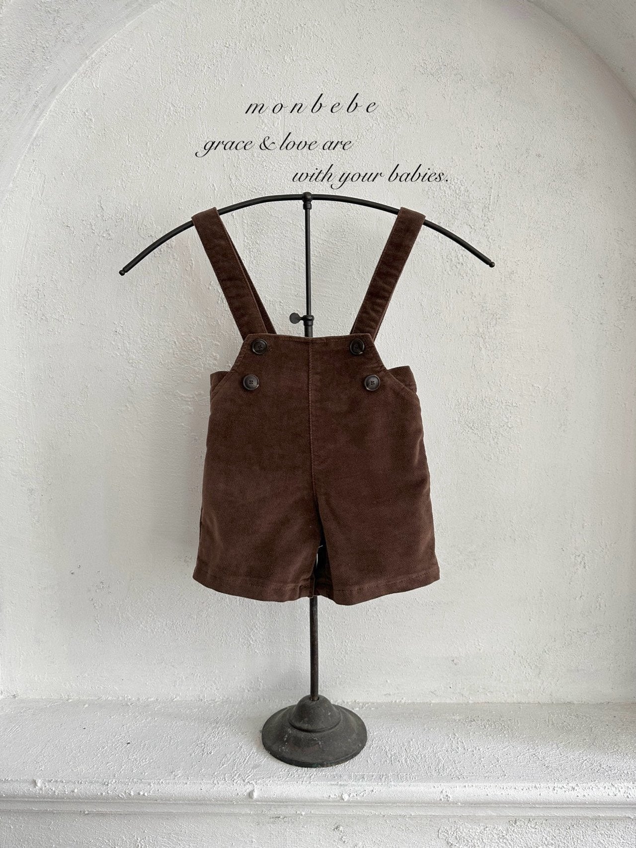 (予約) monbebe /   Montblanc suspenders pants