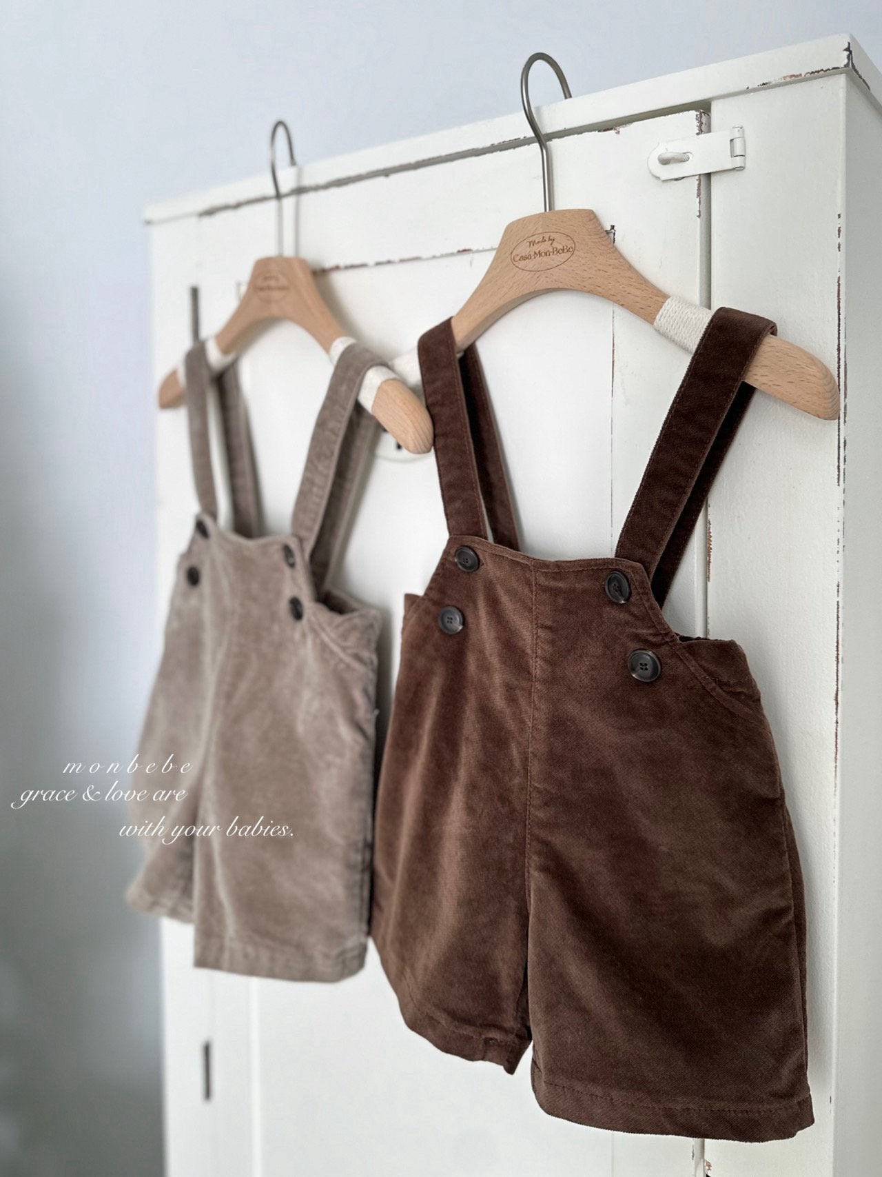 (予約) monbebe /   Montblanc suspenders pants