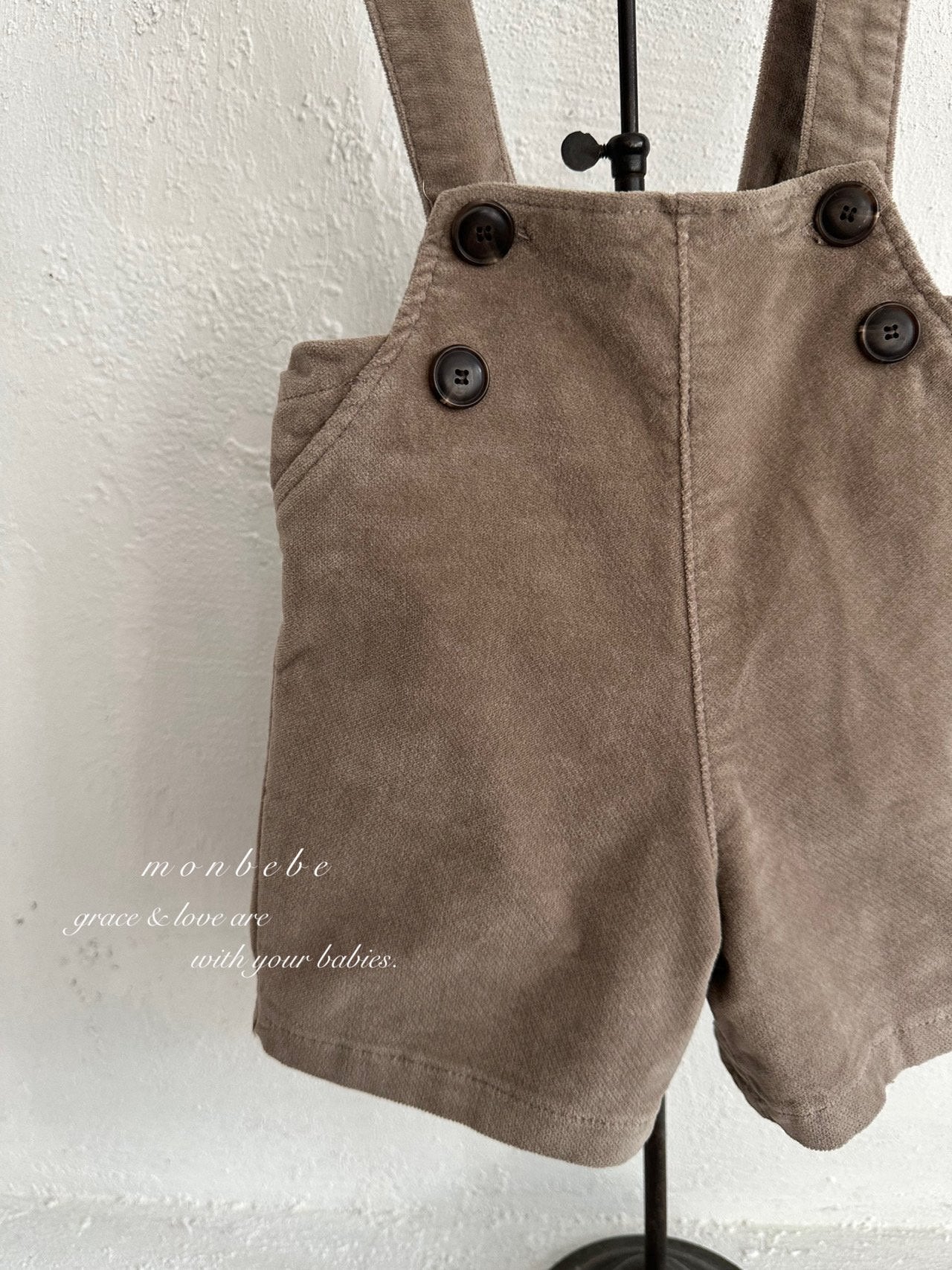 (予約) monbebe /   Montblanc suspenders pants