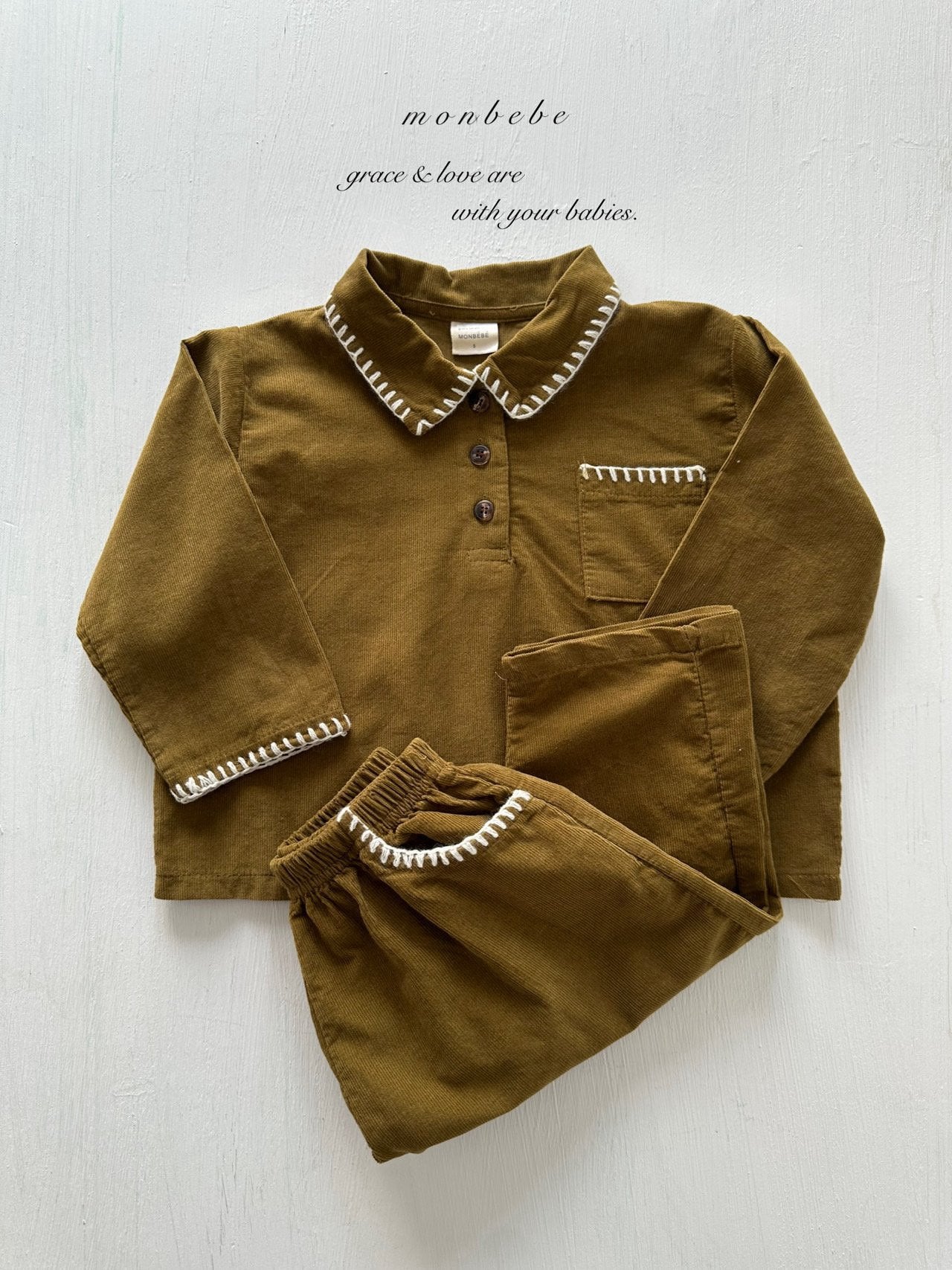 (予約) monbebe / Louis Mello Shirt