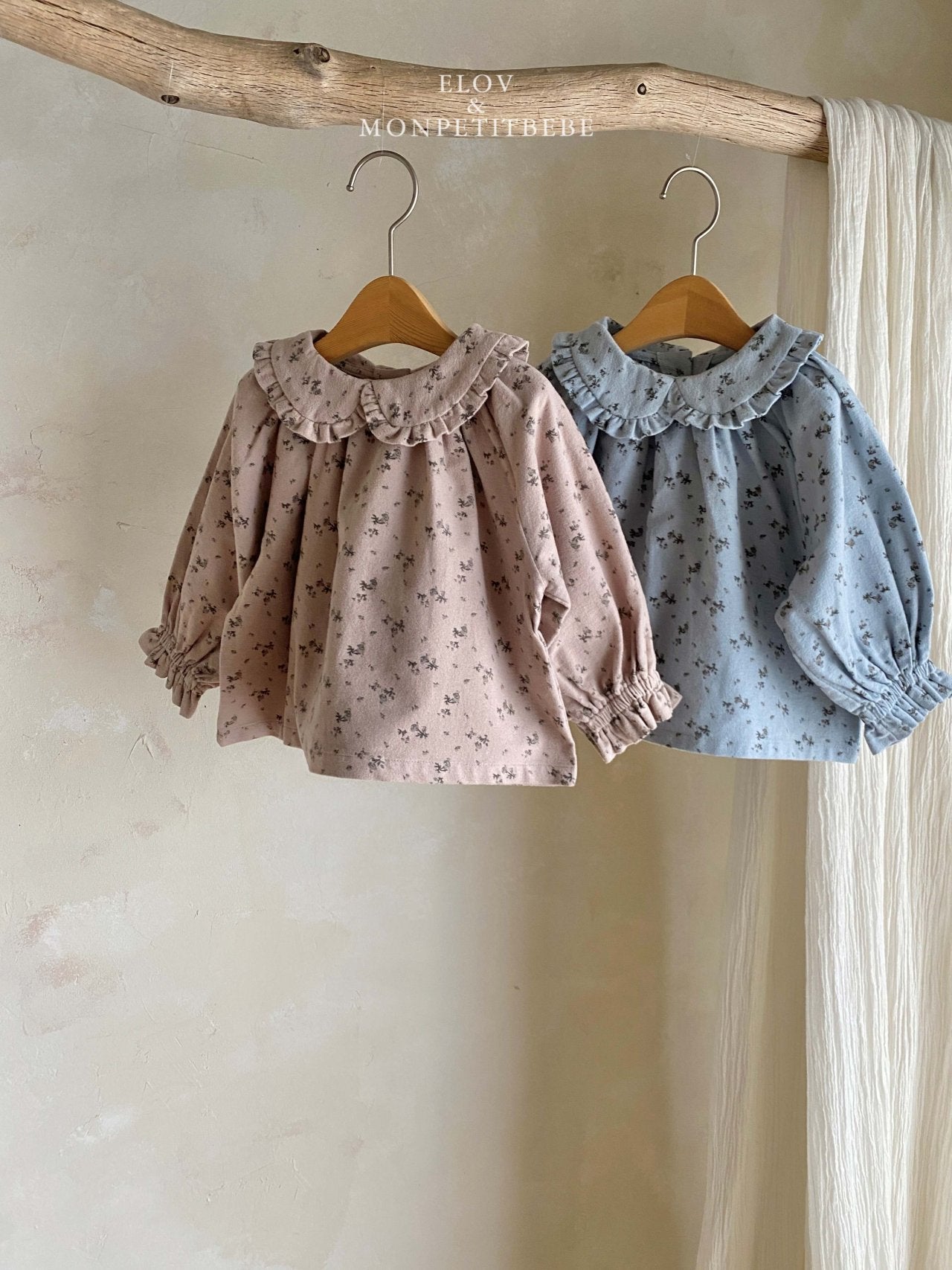 (予約) mon petit bebe / Rua frill blouse