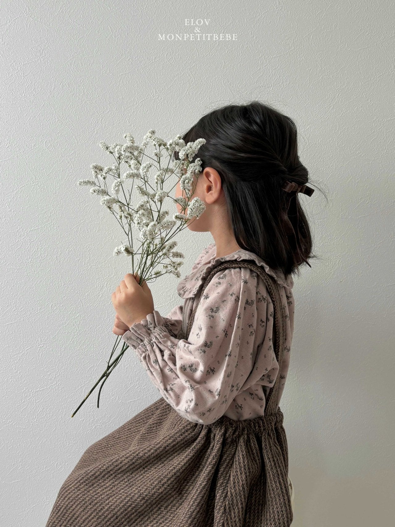 (予約) mon petit bebe / Rua frill blouse