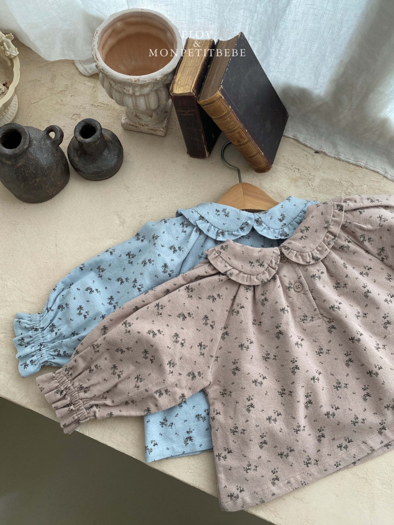 (予約) mon petit bebe / Rua frill blouse