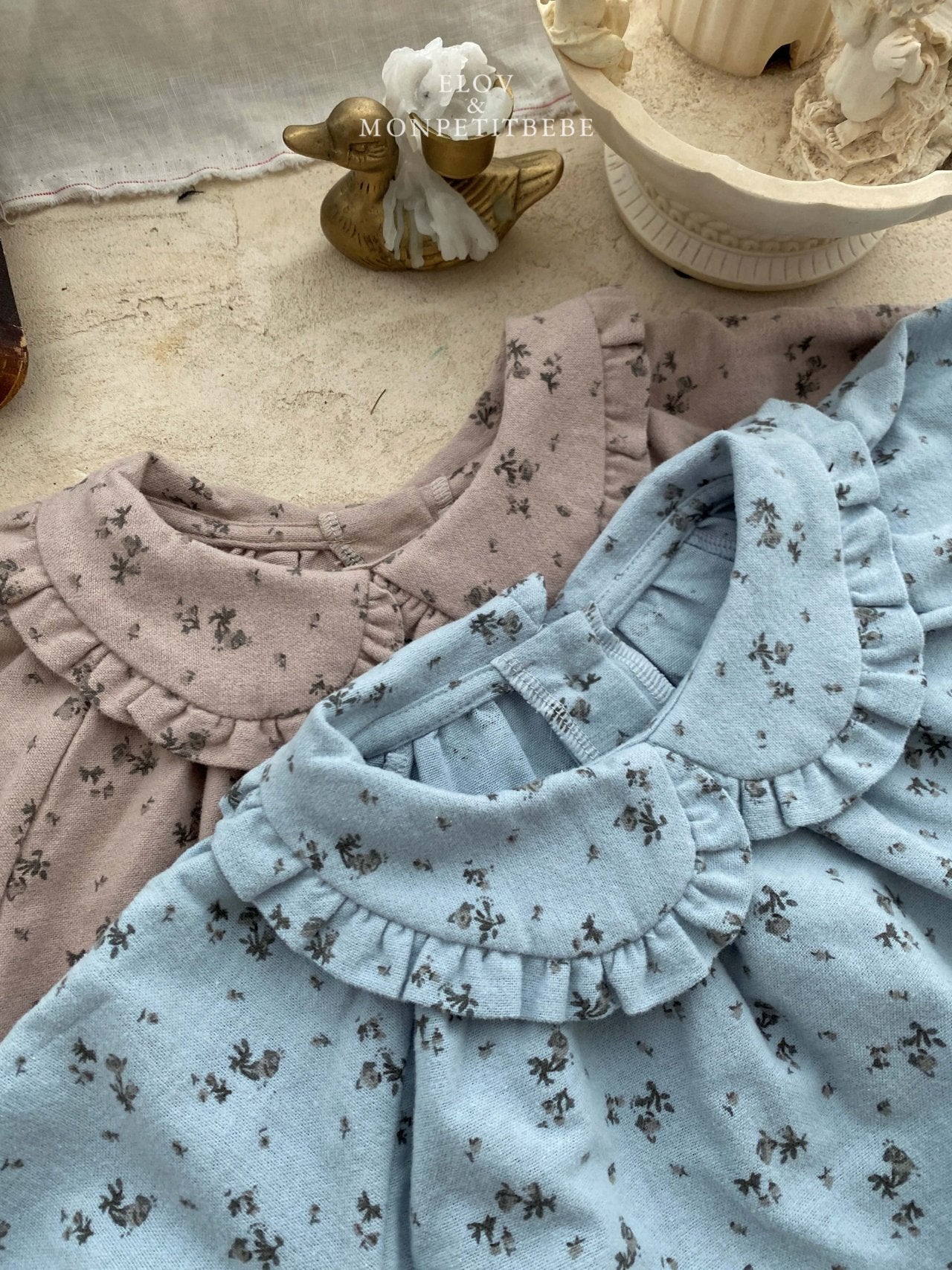 (予約) mon petit bebe / Rua frill blouse