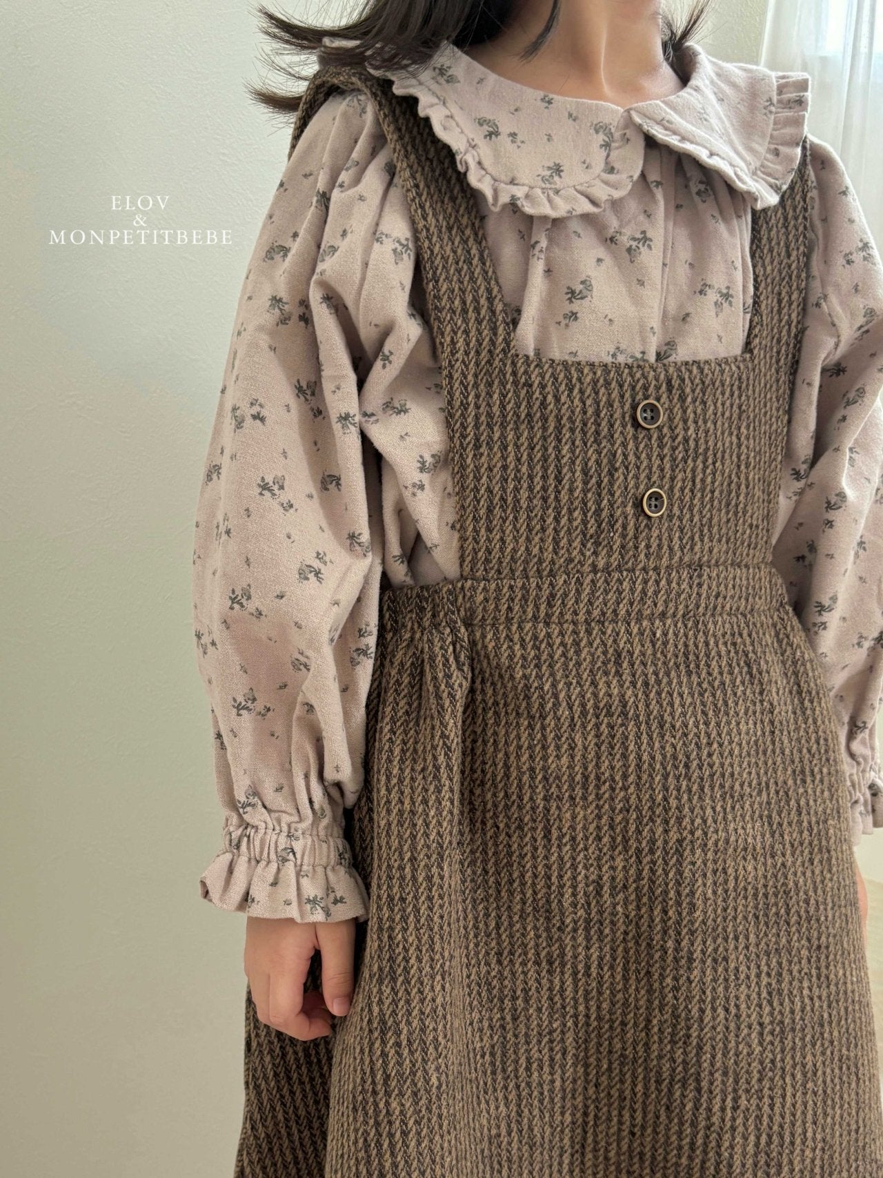 (予約) mon petit bebe / Rua frill blouse