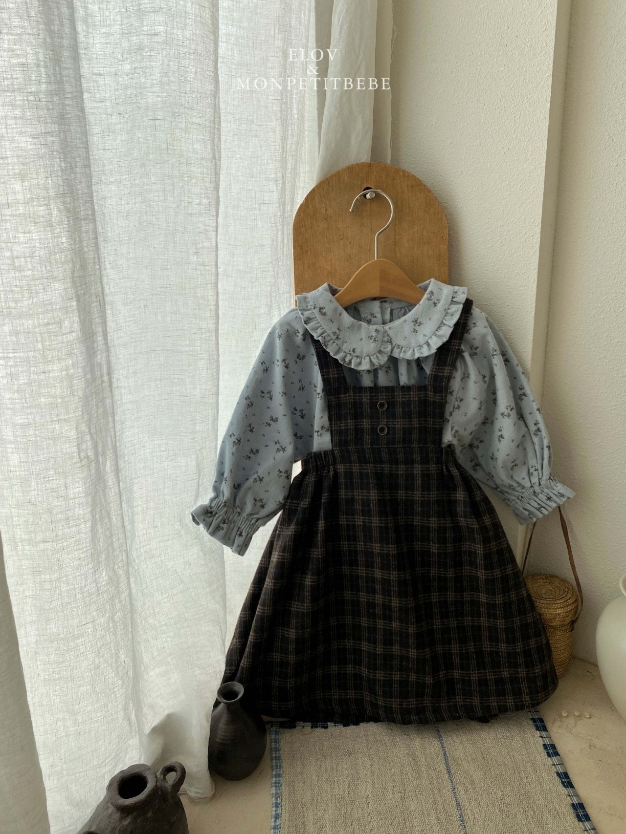 (予約) mon petit bebe / Rua frill blouse