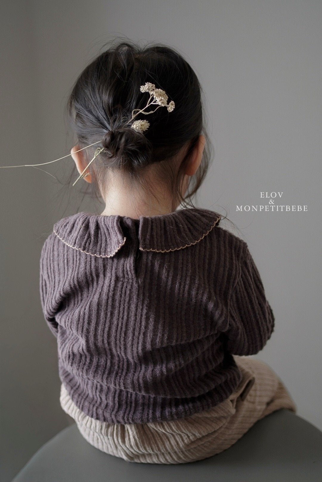 (予約) mon petit bebe /  Luane frill T-shirt