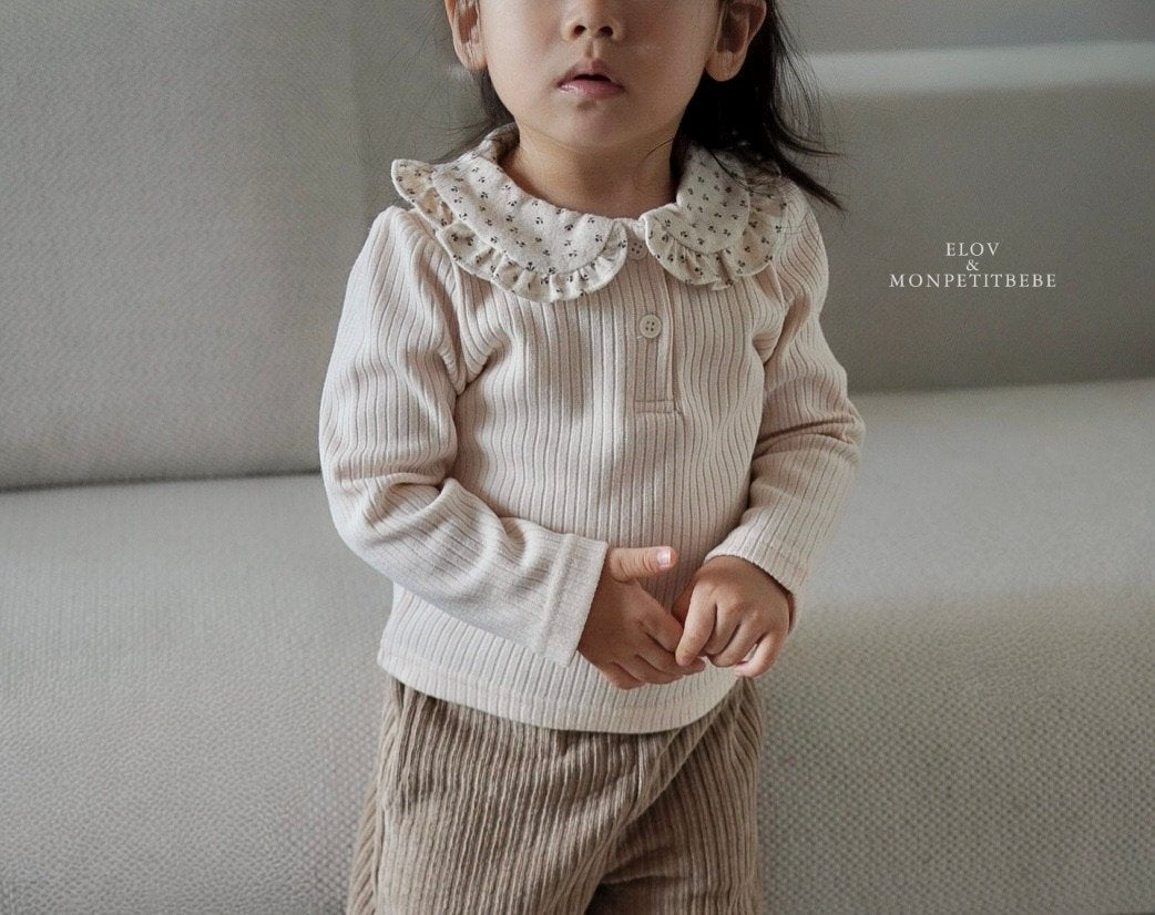 (予約) mon petit bebe /  Lumiel cara t-shirt