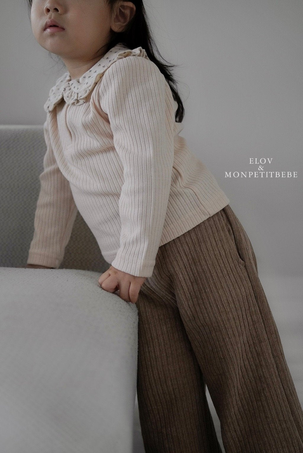 (予約) mon petit bebe /  Lumiel cara t-shirt