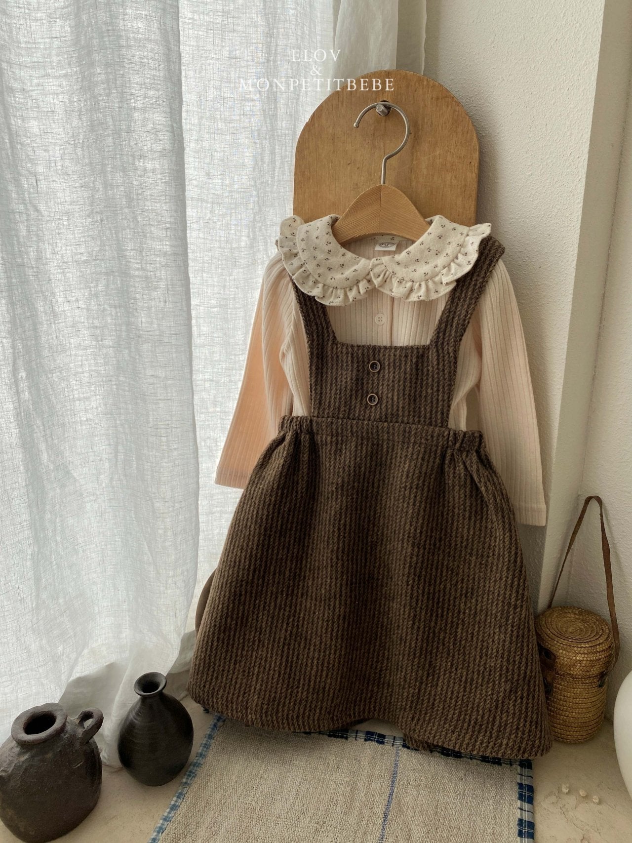(予約) mon petit bebe /  Lumiel cara t-shirt