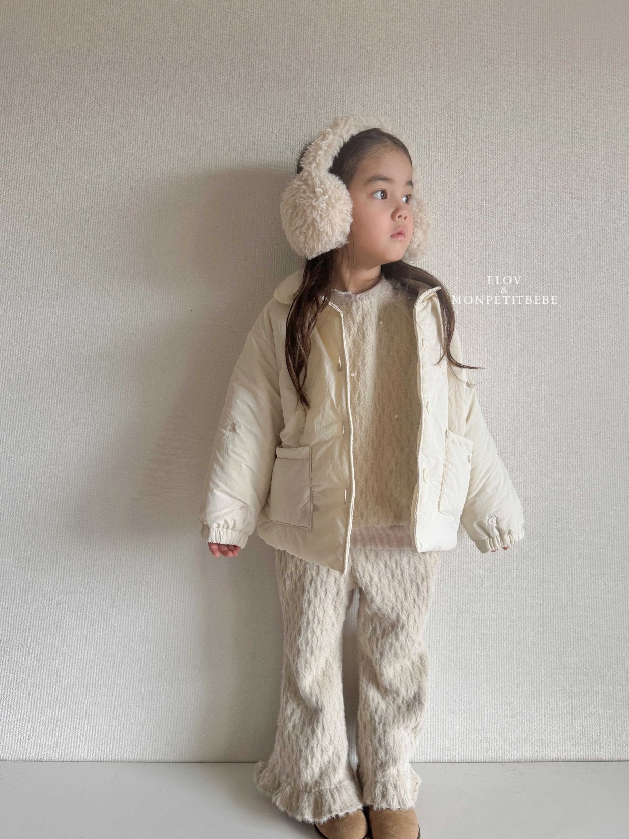 (予約) mon petit bebe /  ELLA embroidery jumper