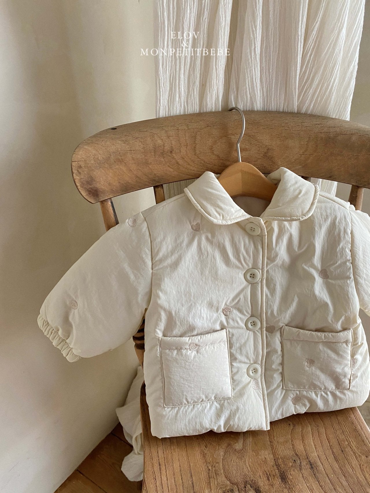 (予約) mon petit bebe /  ELLA embroidery jumper