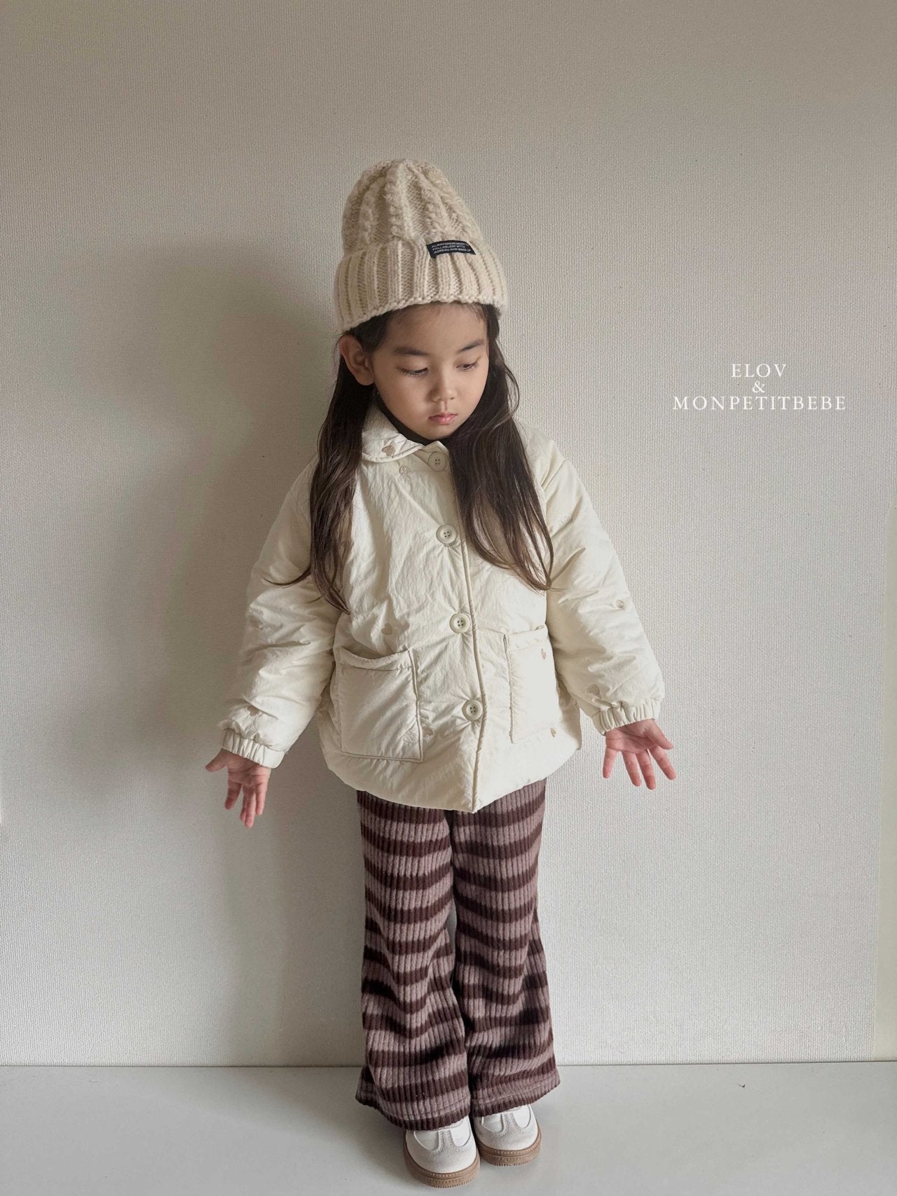 (予約) mon petit bebe /  ELLA embroidery jumper