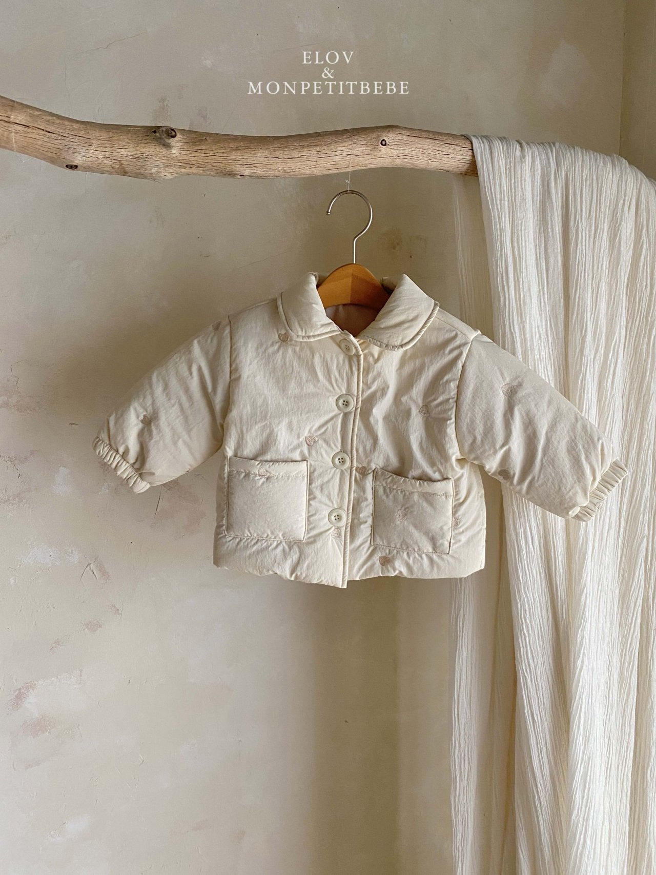 (予約) mon petit bebe /  ELLA embroidery jumper