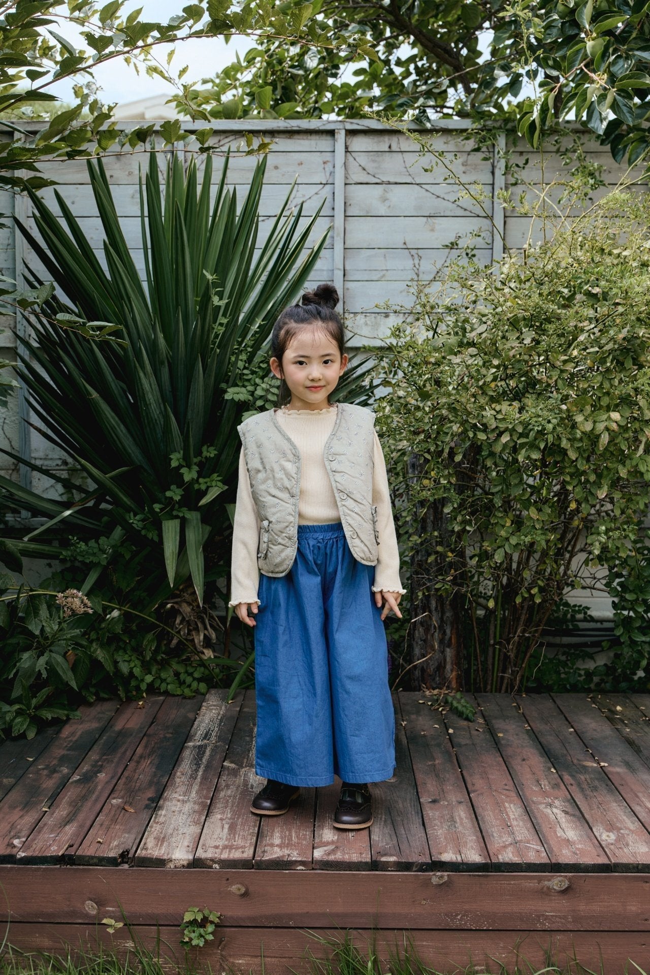 <予約>mon Atelier / Floral Vest