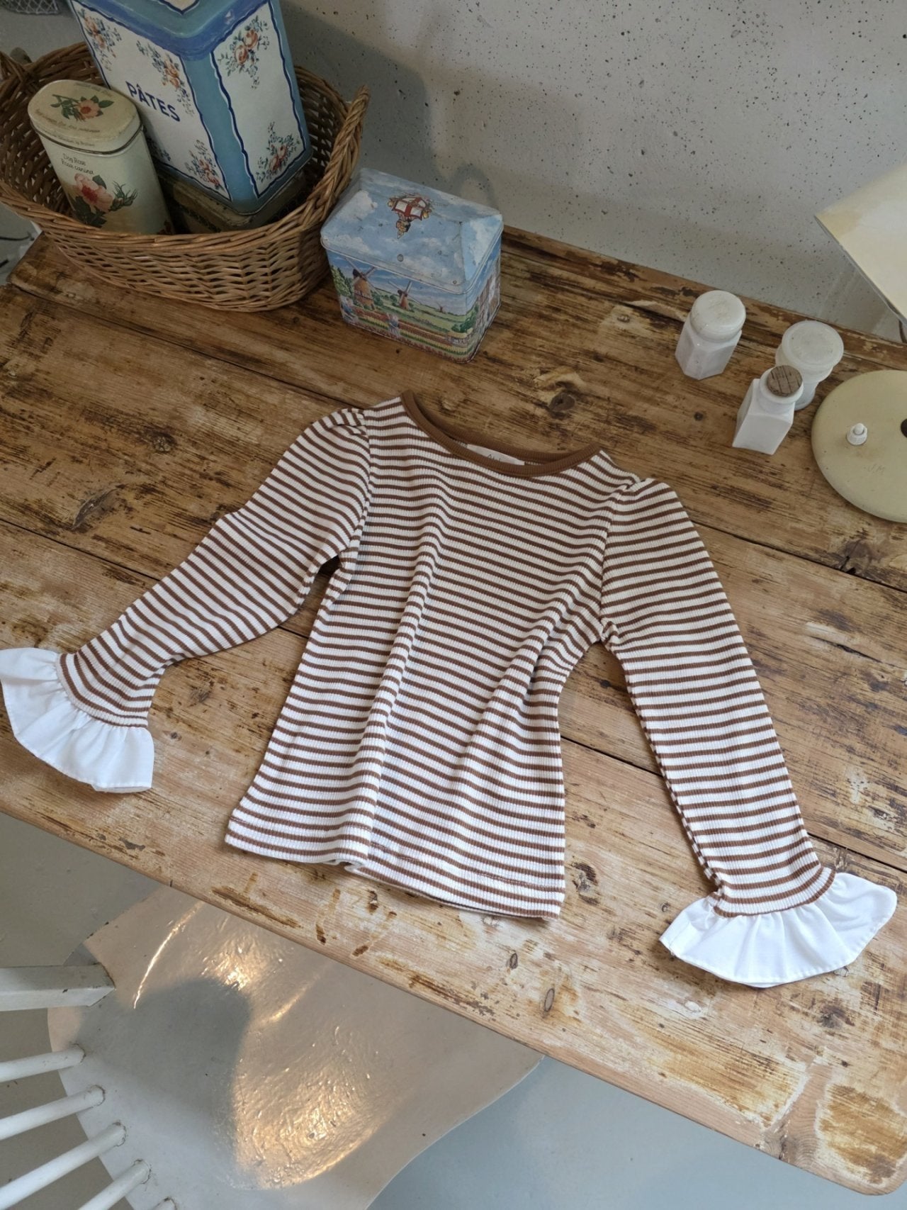 <予約>mon Atelier / Once Stripe T