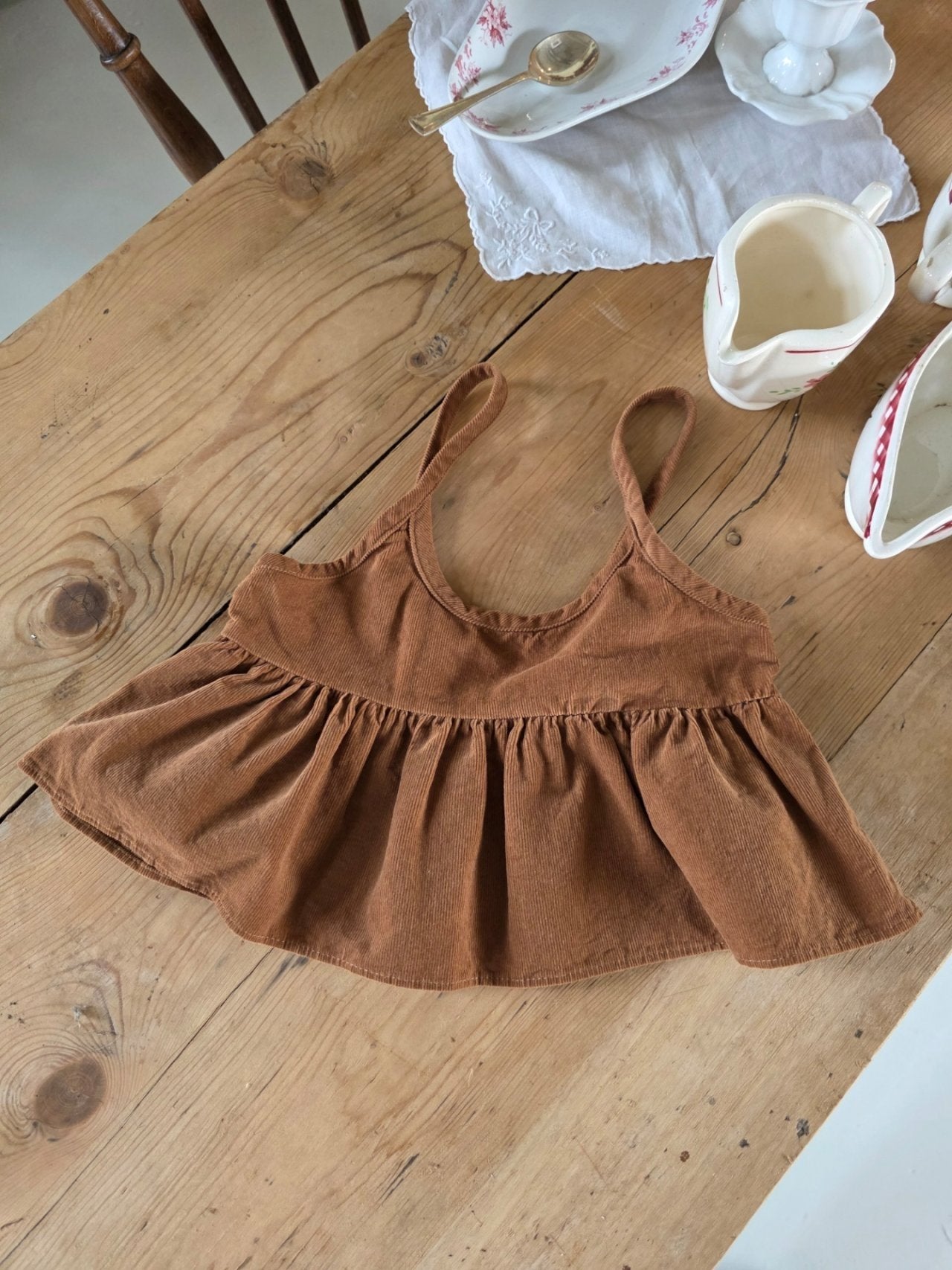 <予約>mon Atelier / Corduroy Bustier