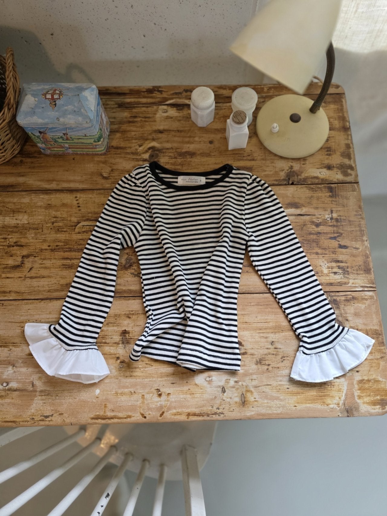 <予約>mon Atelier / Once Stripe T