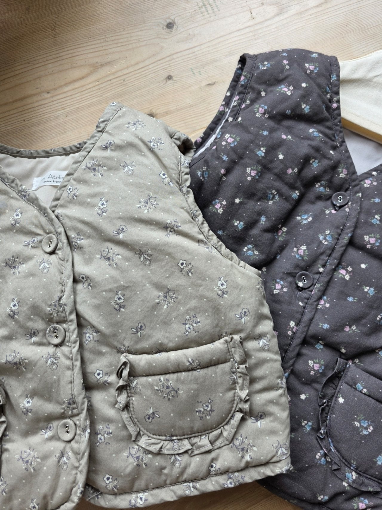 <予約>mon Atelier / Floral Vest