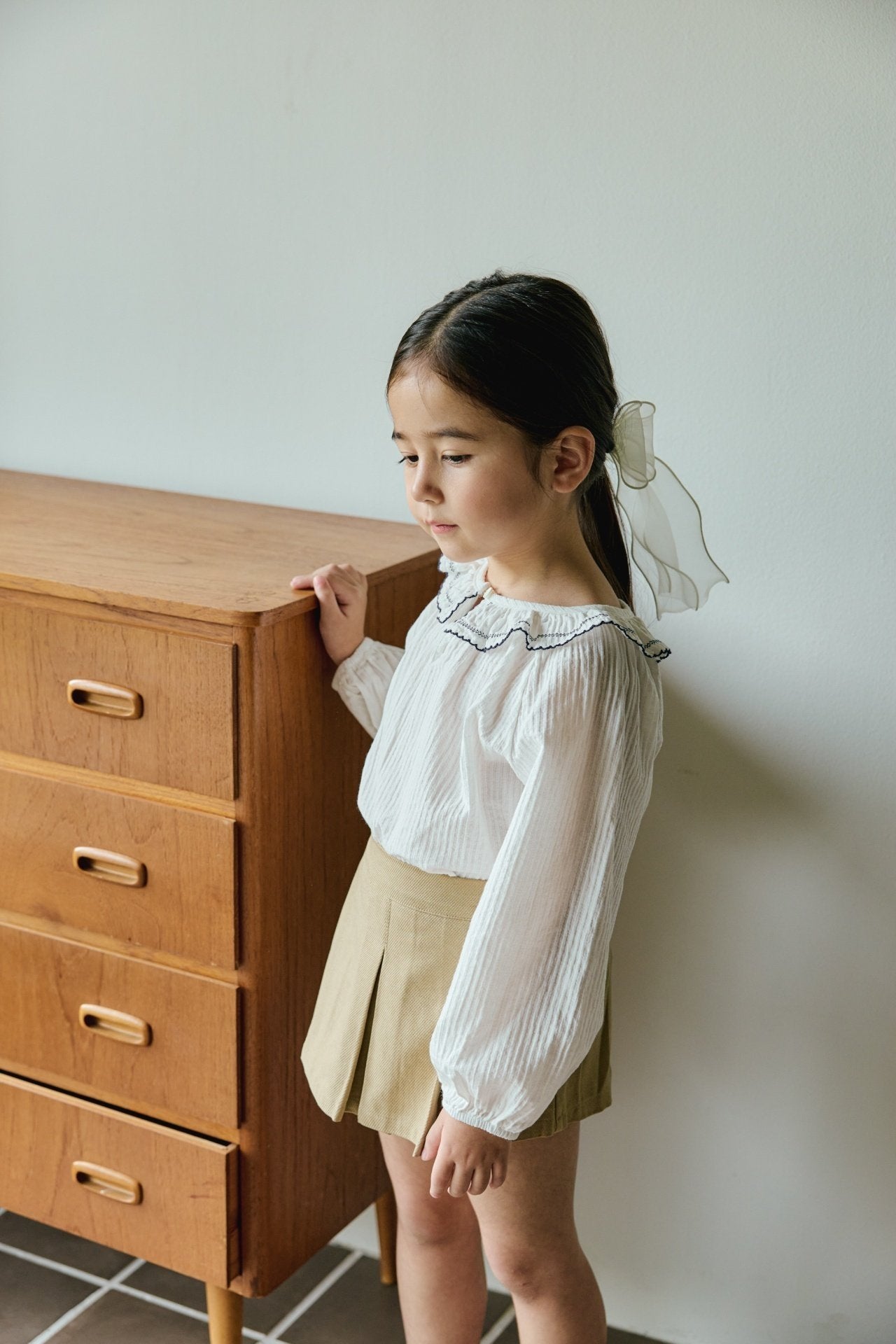 <予約>mon Atelier / Pico Blouse